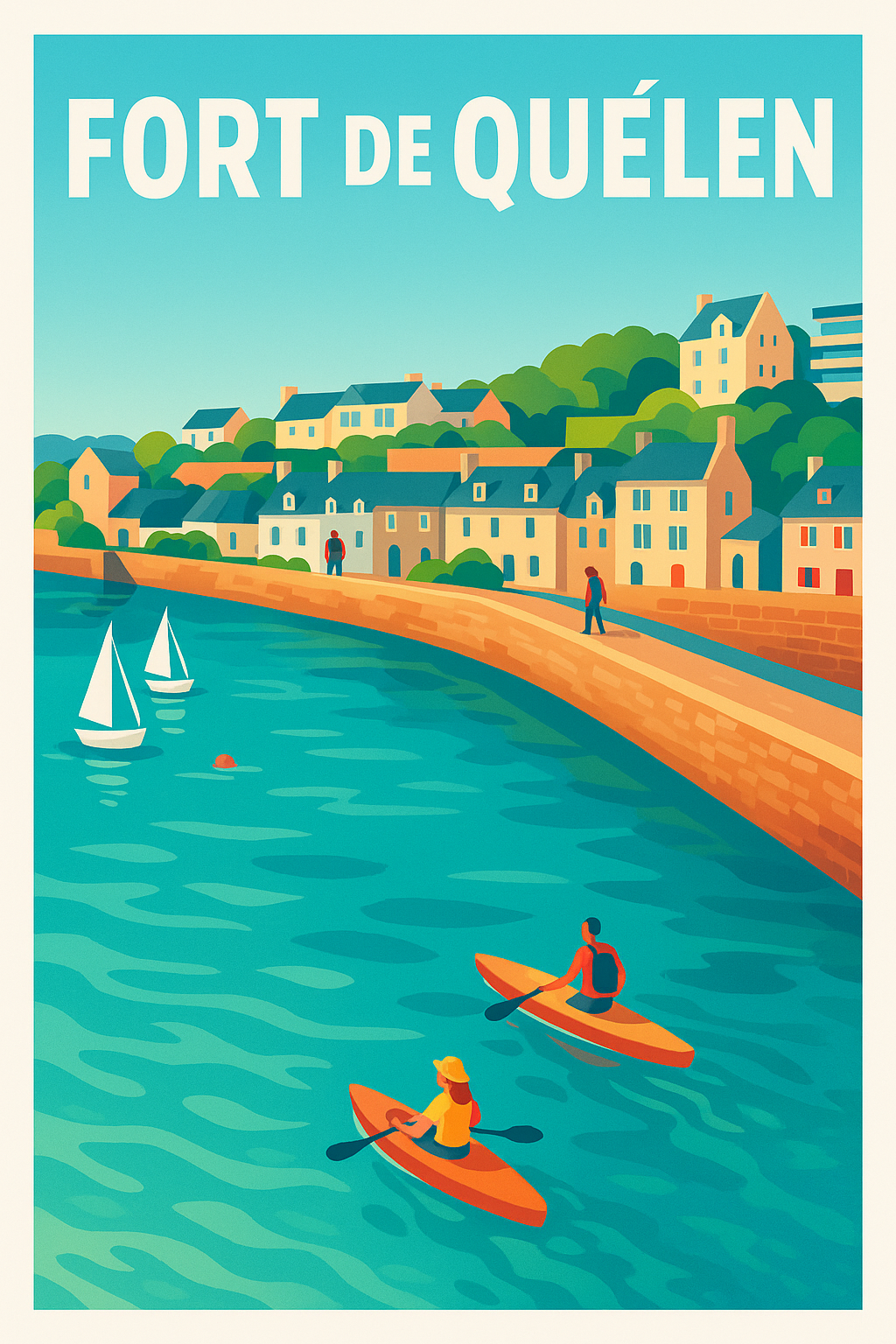 Affiche de Fort de Quélen - L'évasion maritime au cœur du littoral