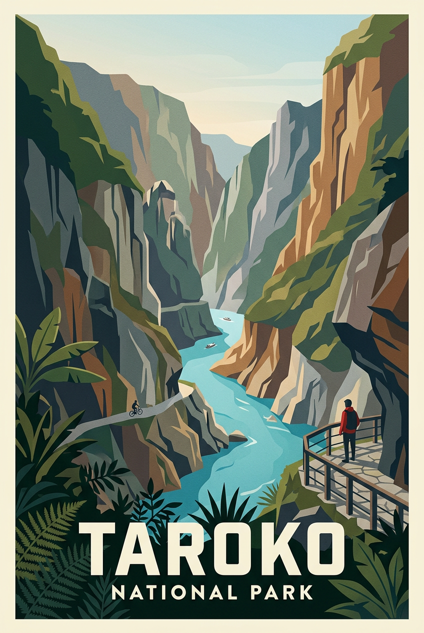 Affiche de Taroko, poster National Park | Afich