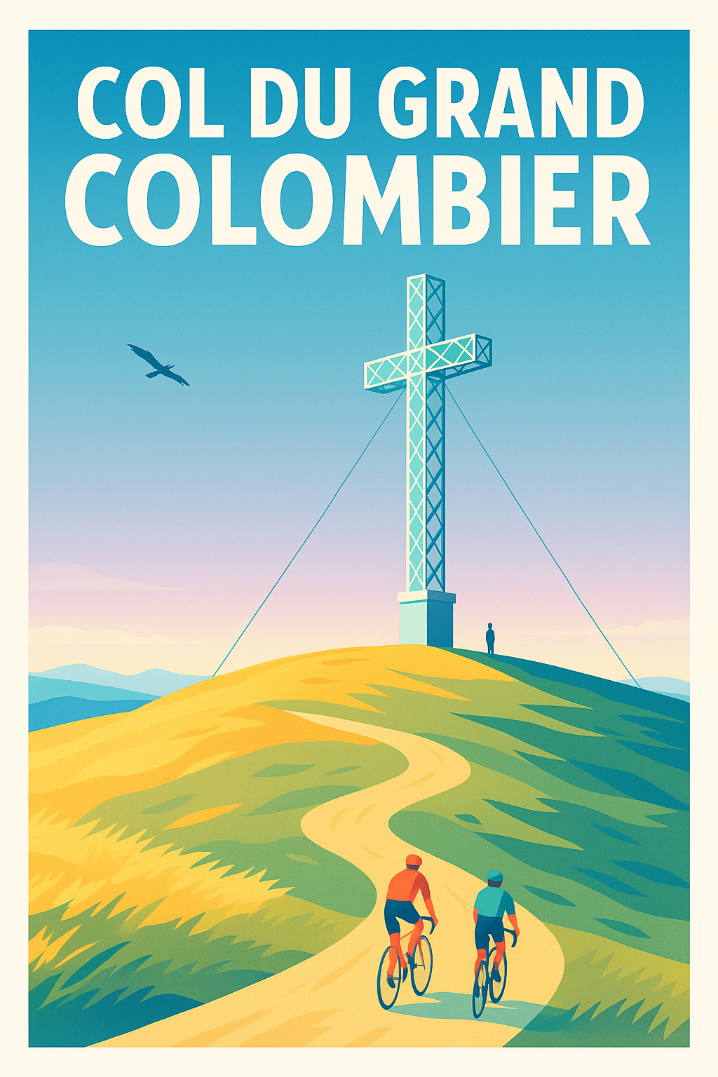 Affiche de Col du Grand Colombier - Le sommet mythique du Jura pour les passionnés