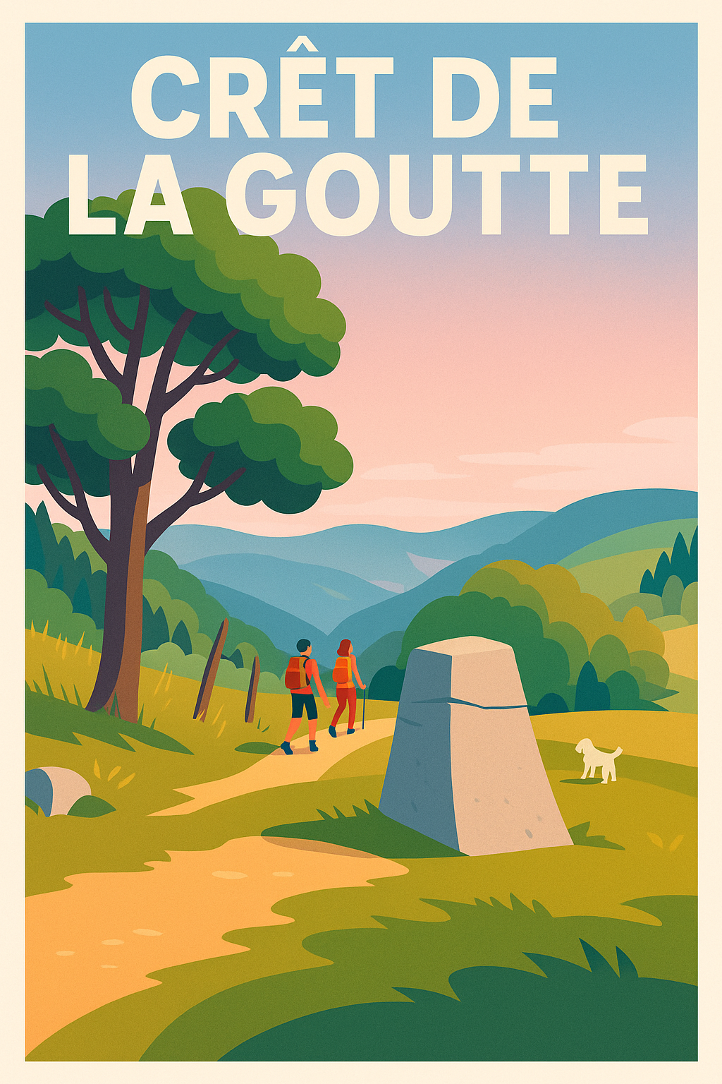 Affiche de Crêt de la Goutte - Sommets et Randonnées au Cœur du Jura