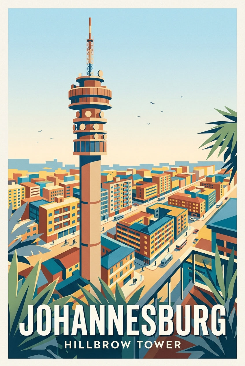 Affiche de Johannesburg, Hillbrow Tower | Afich