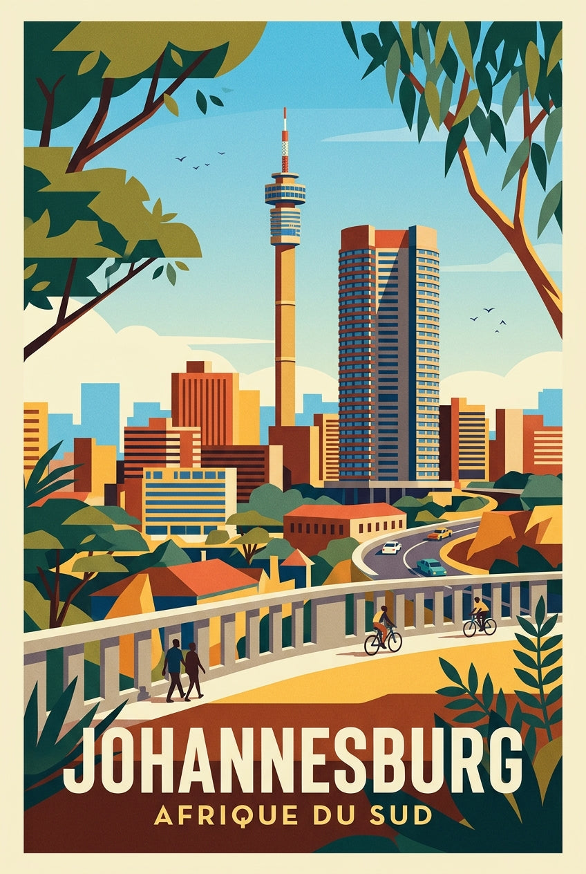 Affiche de Johannesburg, Hillbrow Tower | Afich