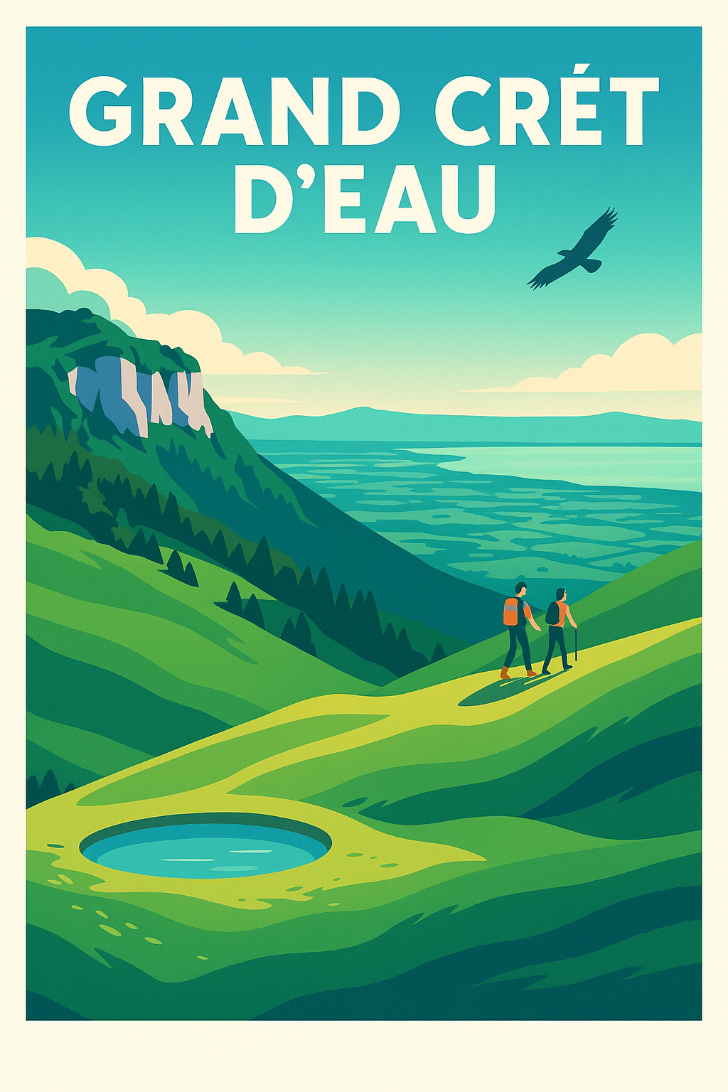Affiche de Grand Crét d'Eau - L'évasion sauvage au sommet du Jura
