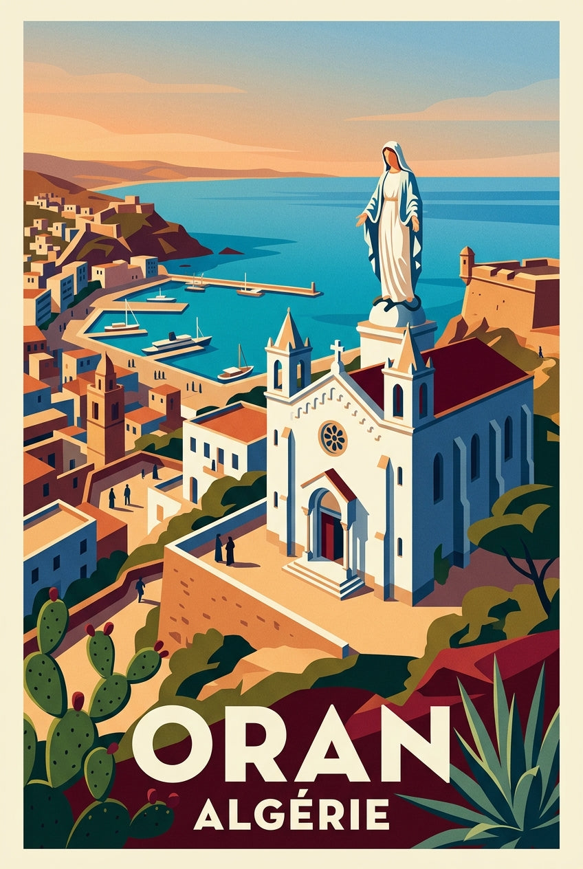 Affiche d'Oran, Santa Cruz Algérie | Afich