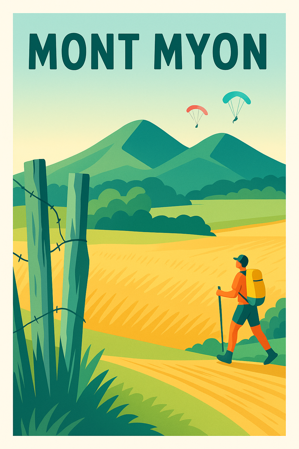 Affiche de Mont Myon - L'évasion grandeur nature entre randonnée et parapente