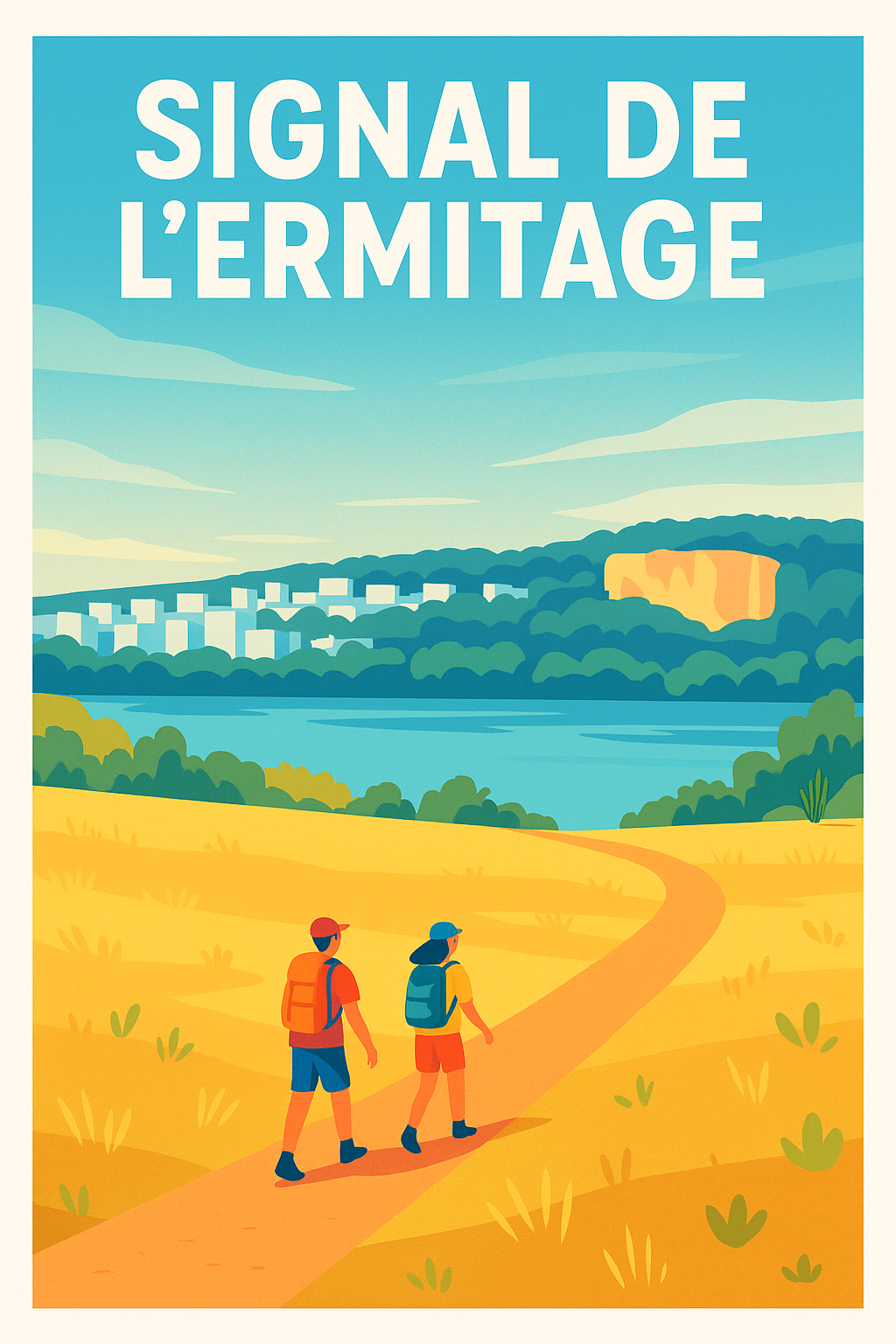 Affiche de Signal de l'Ermitage - Une randonnée lumineuse au cœur de la nature