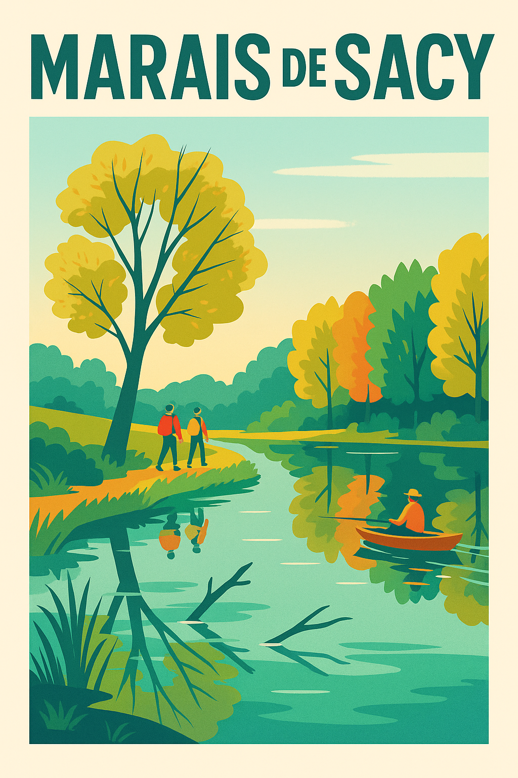 Affiche de Marais de Sacy - Évasion sauvage au cœur de la nature