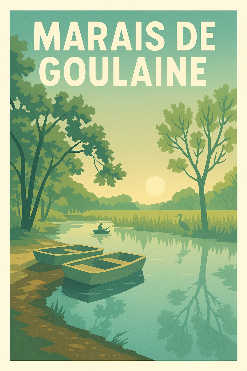 Affiche de Marais de Goulaine - Une parenthèse de sérénité au cœur de la nature