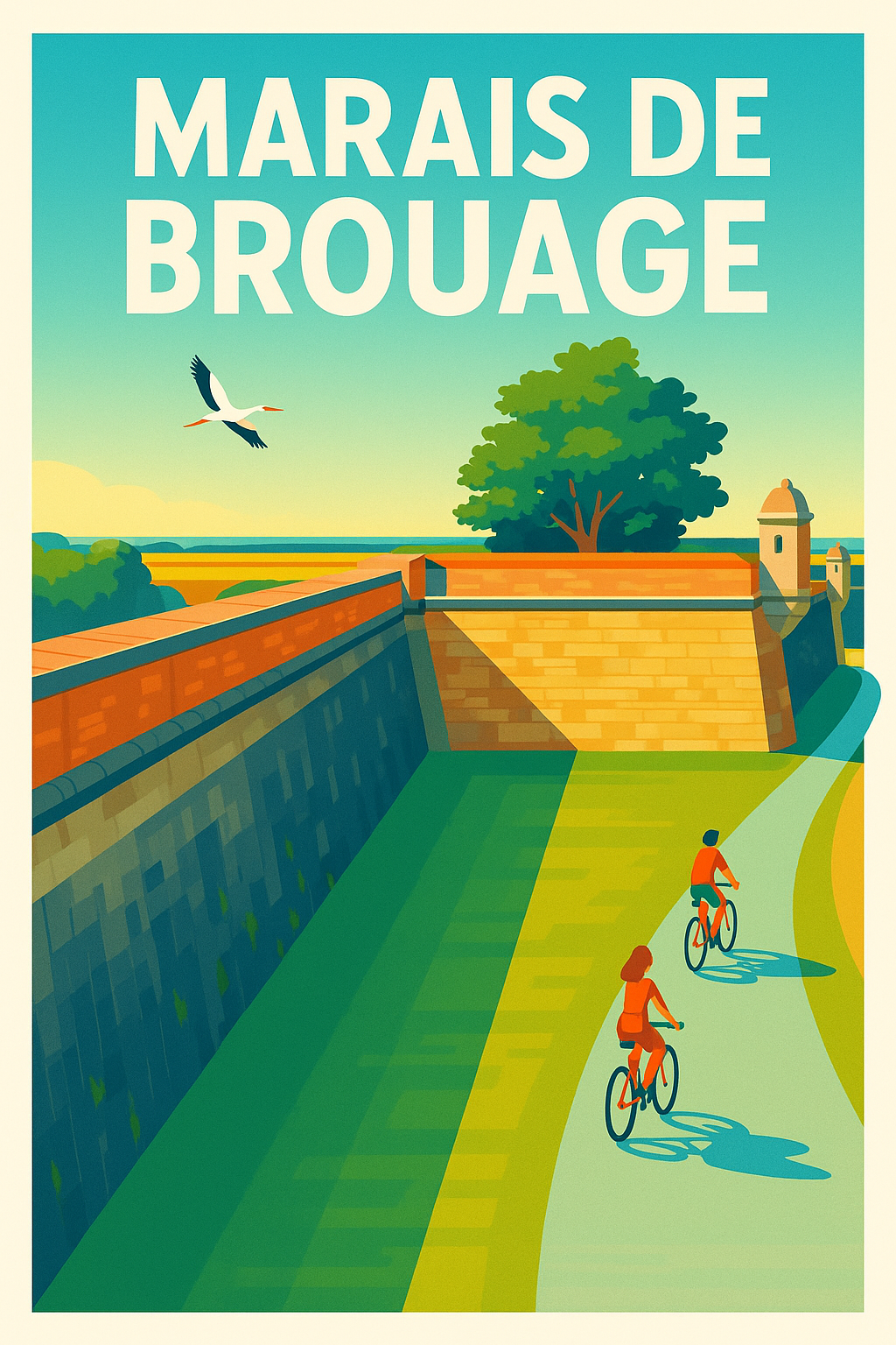 Affiche de Marais de Brouage - Évasion entre Histoire et Nature