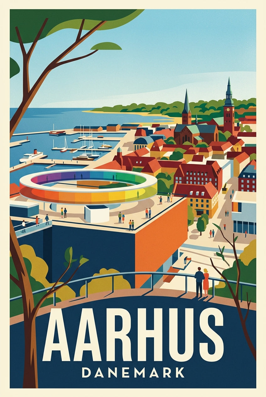 Affiche d'Aarhus, poster du musée ARoS | Afich