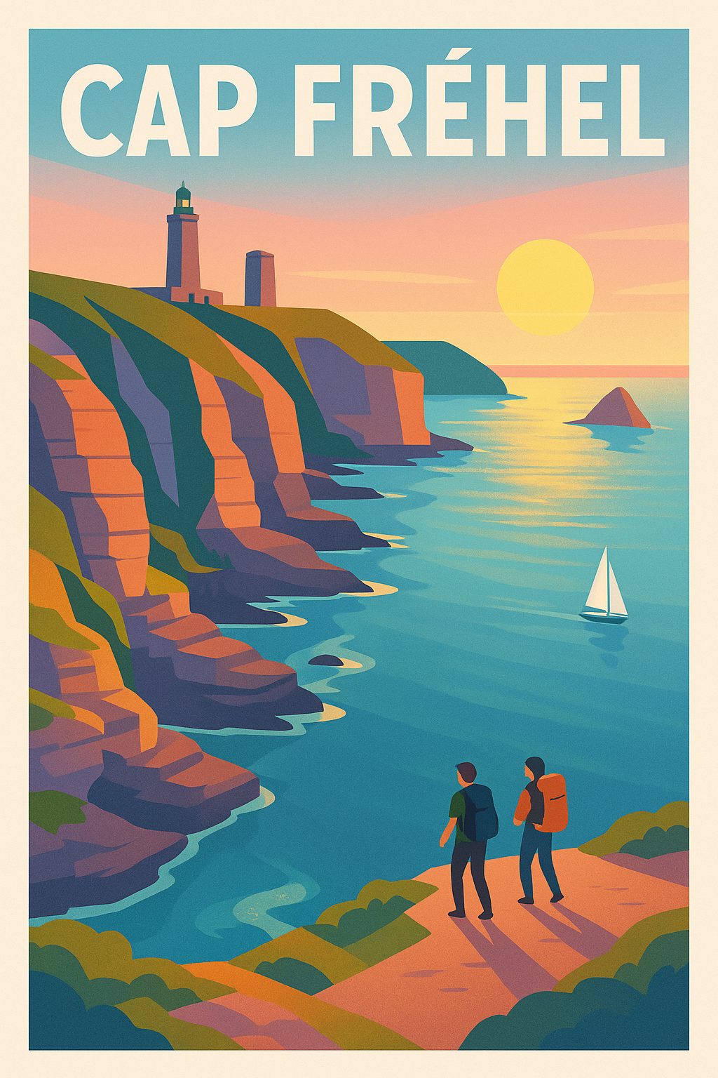 Affiche de Cap Fréhel - L'éclat sauvage de la côte bretonne