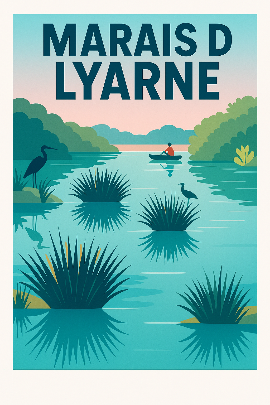 Affiche de Marais de Lyarne - Une escapade paisible au cœur de la nature