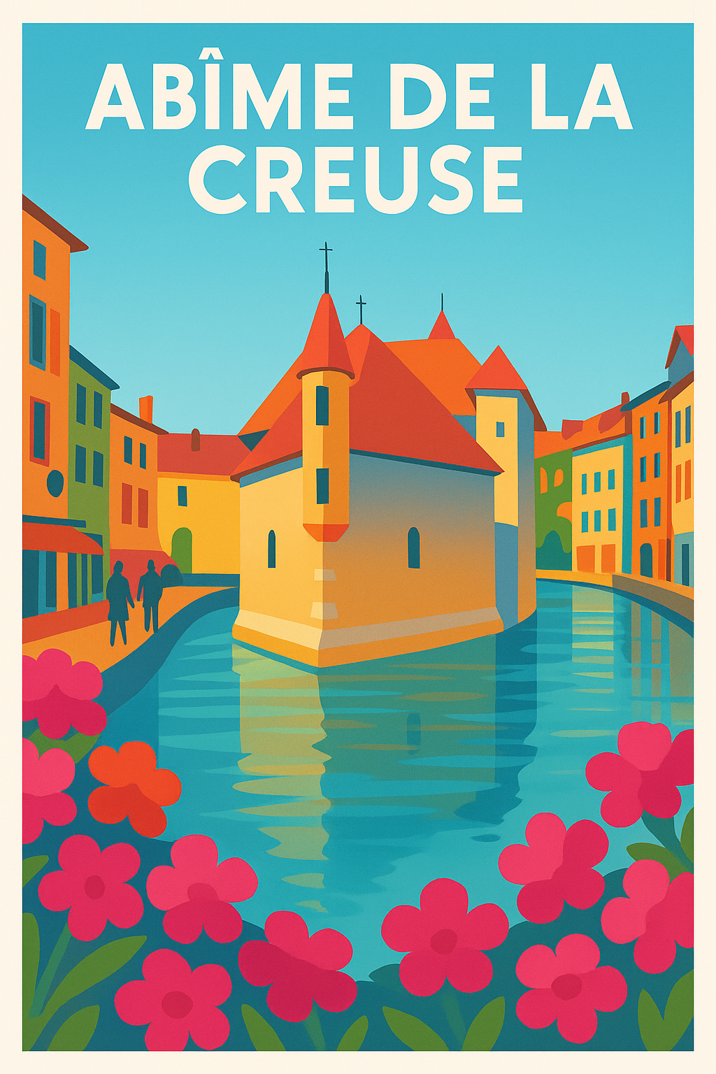 Affiche de Abîme de la Creuse - L'élégance d'une cité d'eaux et d'histoire
