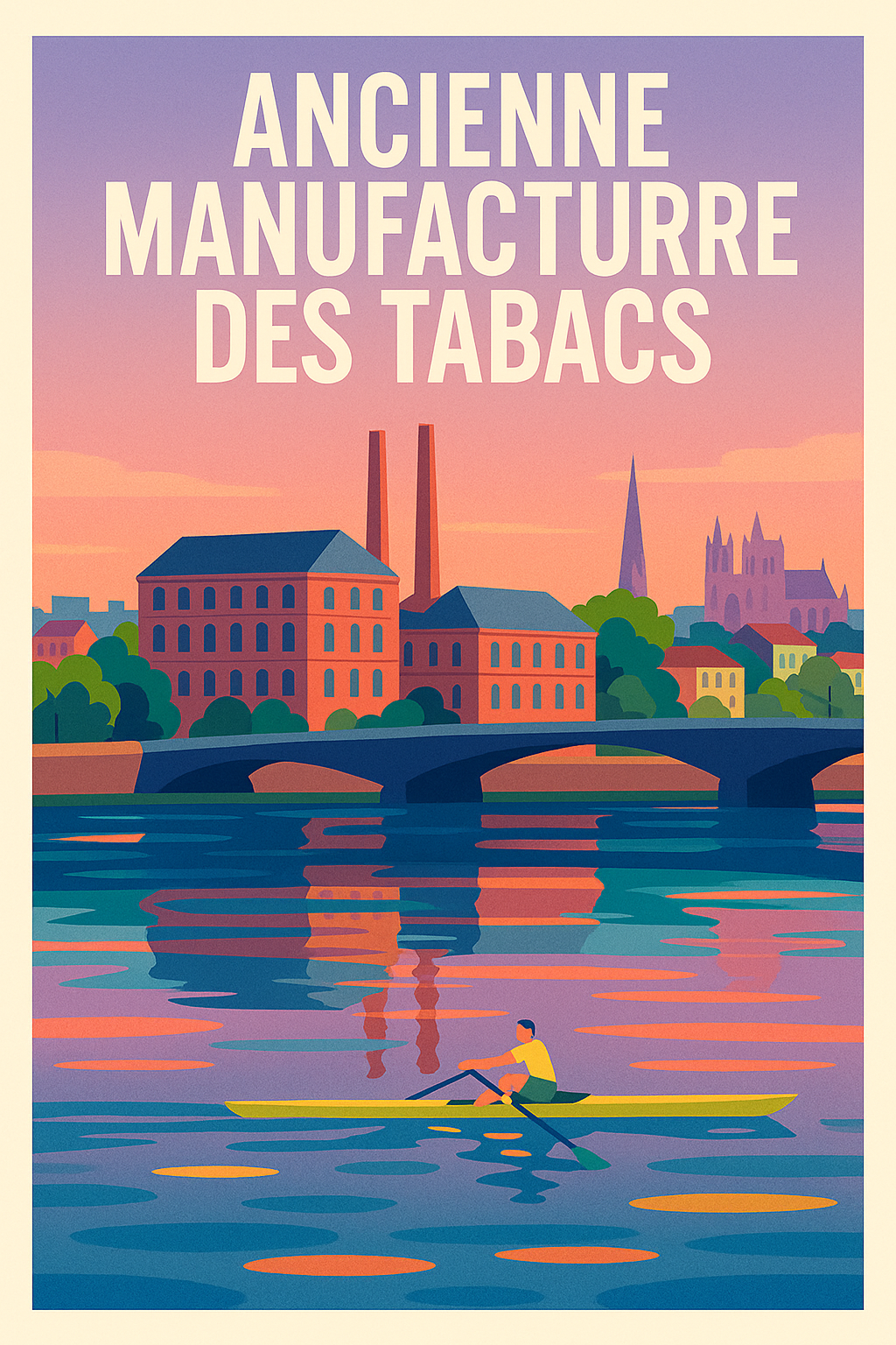 Affiche de Ancienne Manufacture des Tabacs - L'élégance du patrimoine industriel