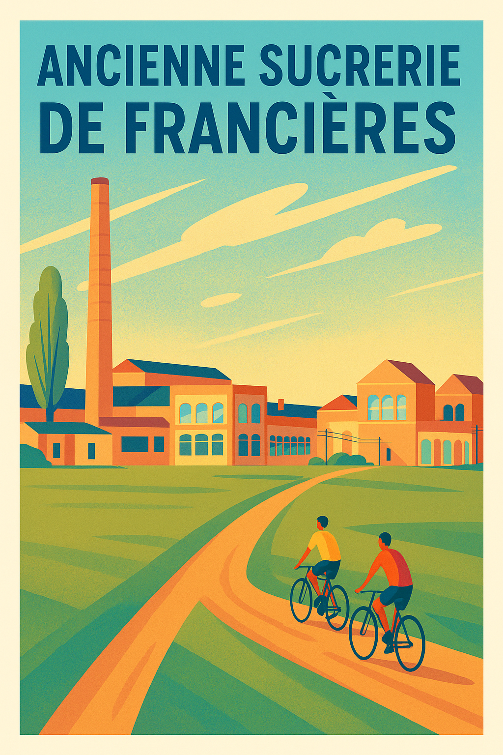 Affiche de Ancienne Sucrerie de Francières - Un patrimoine industriel au cœur de la nature