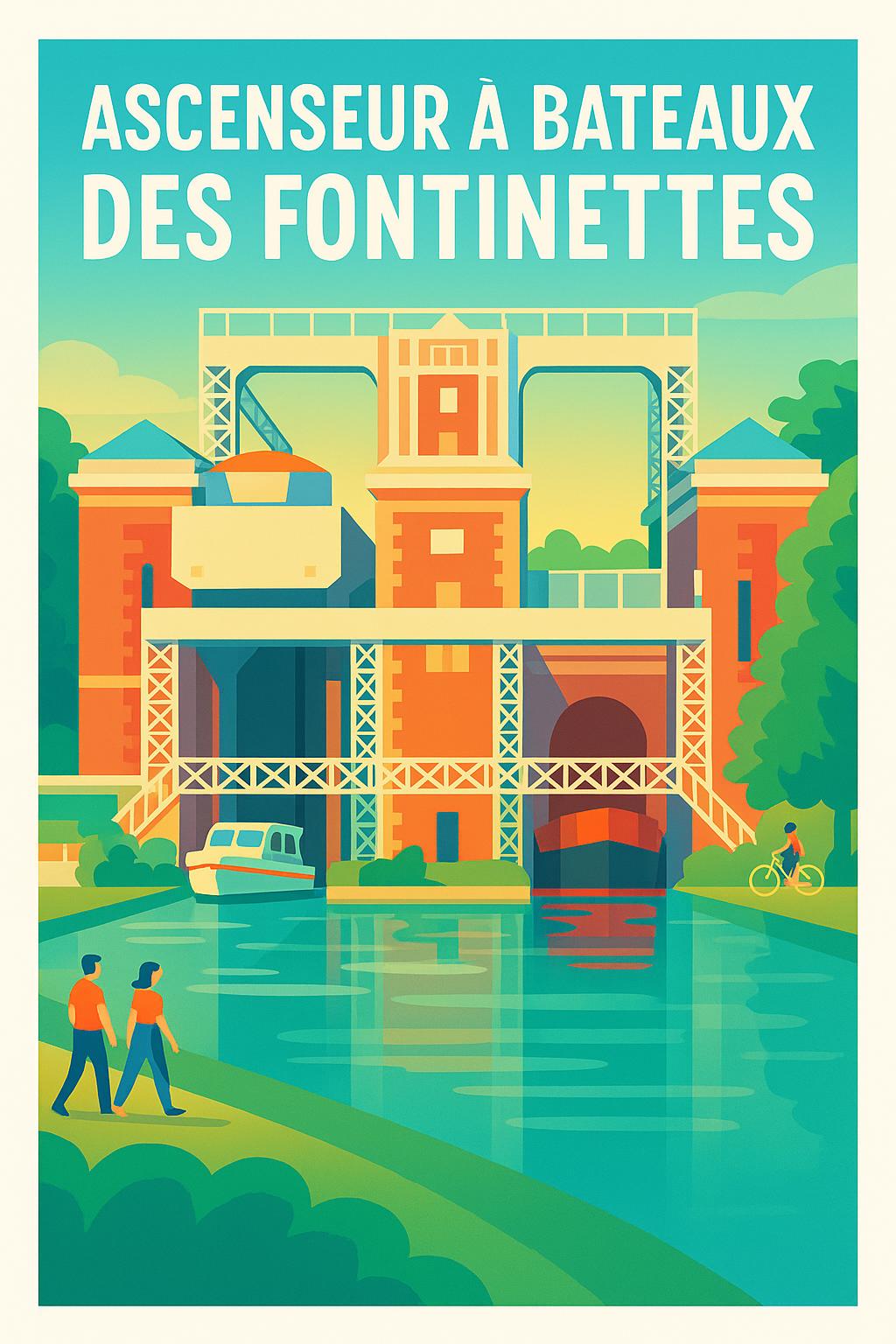 Affiche de Les Fontinettes - Un chef-d'œuvre d'ingénierie au fil de l'eau