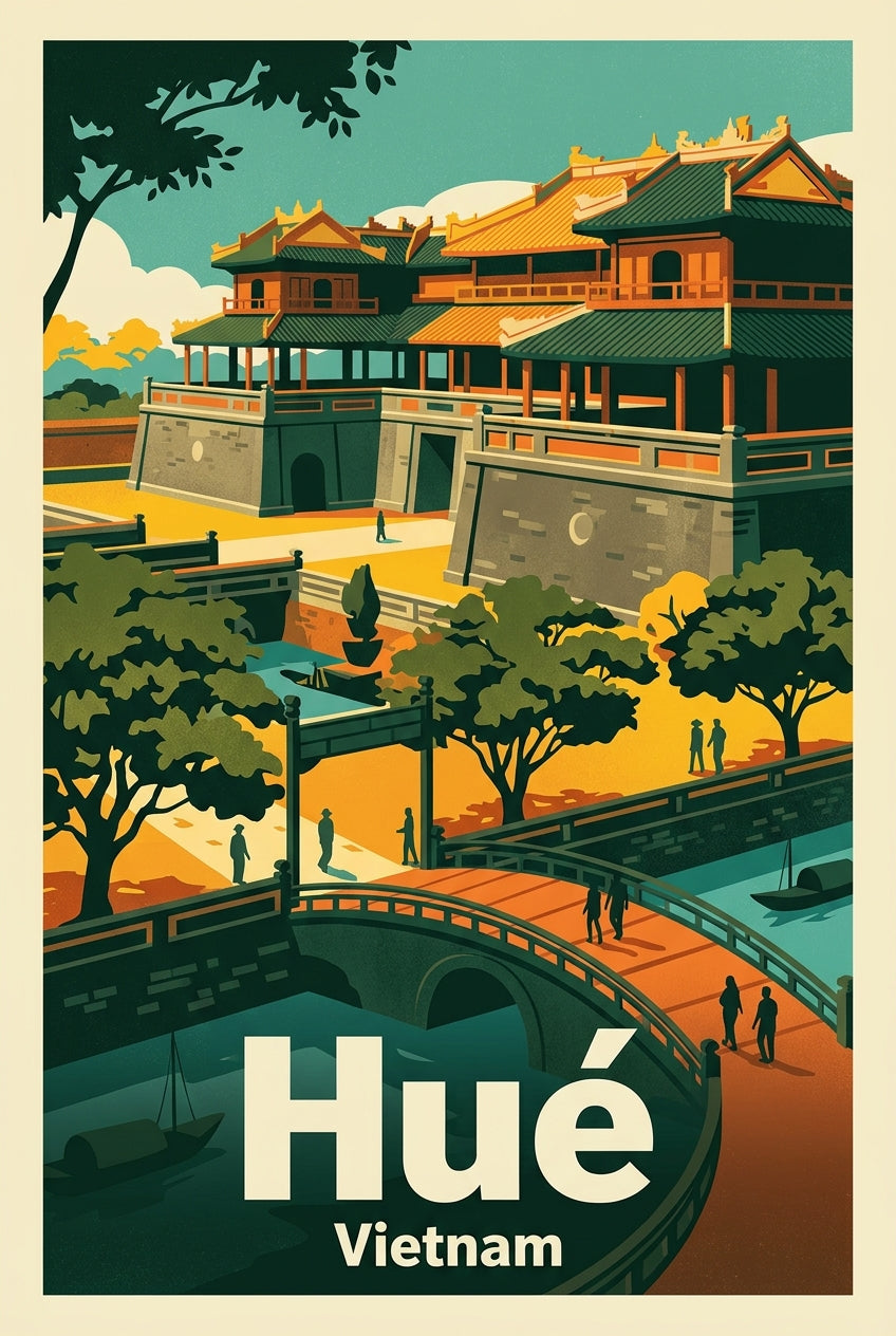 Affiche de Hué, Cité Impériale | Afich