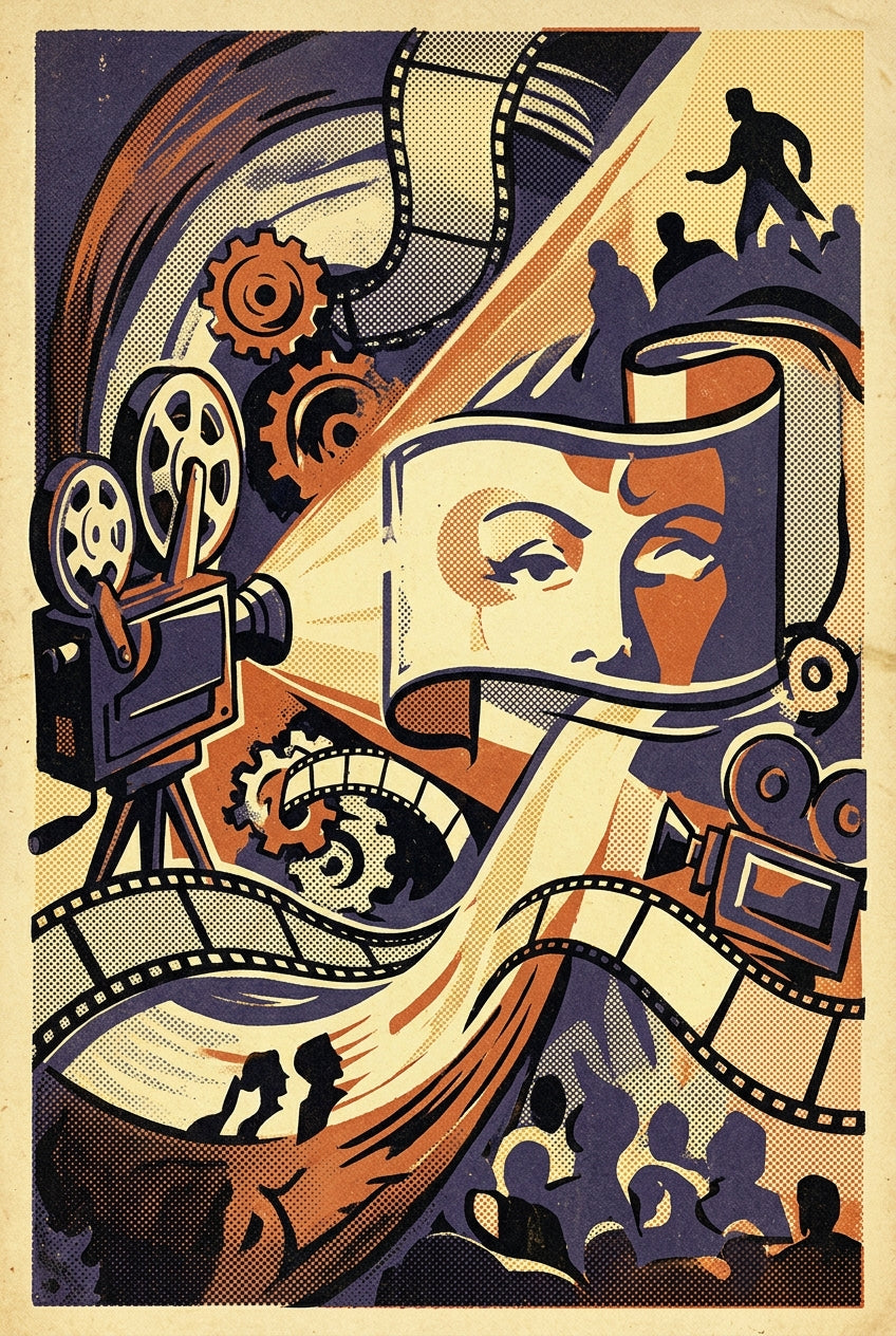 Affiche cinéma vintage, poster décoratif | Afich