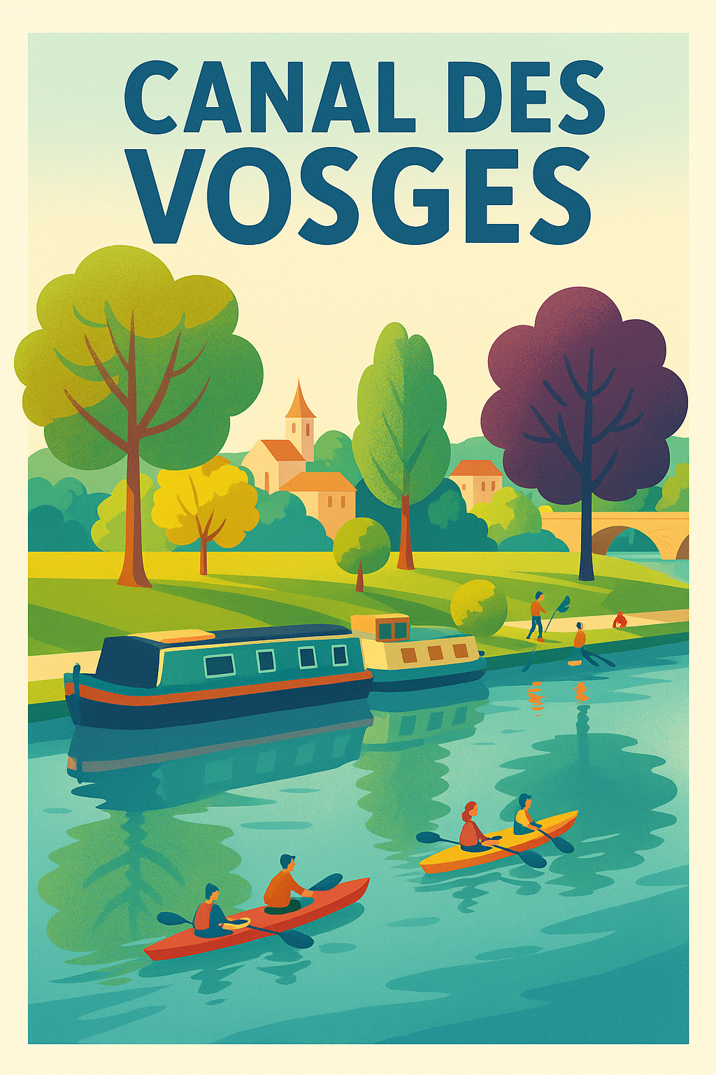 Affiche de Canal des Vosges - L'échappée belle au fil de l'eau