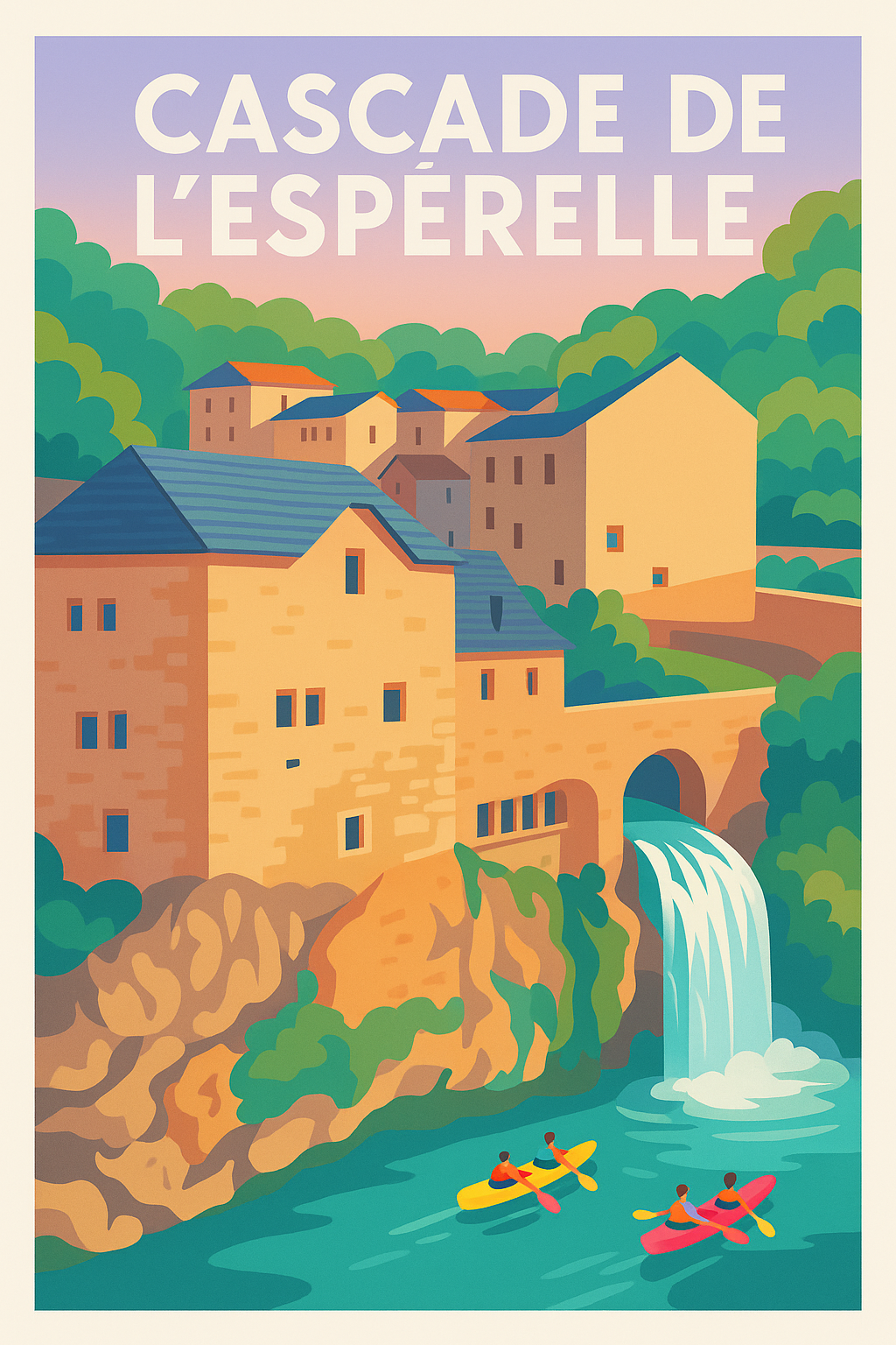 Affiche de Cascade de l'Espérelle - L'évasion au fil de l'eau