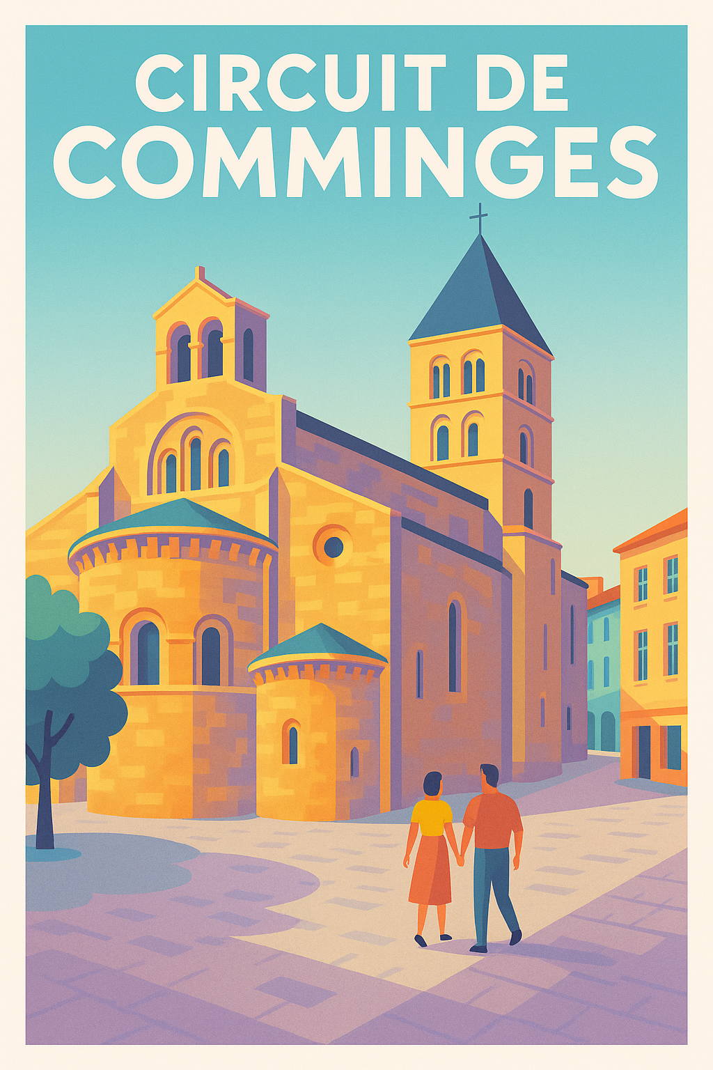 Affiche de Circuit de Comminges - L'élégance du patrimoine pyrénéen