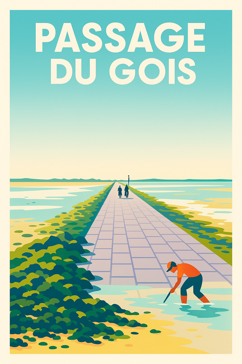 Affiche de Passage du Gois - L'échappée belle entre terre et mer