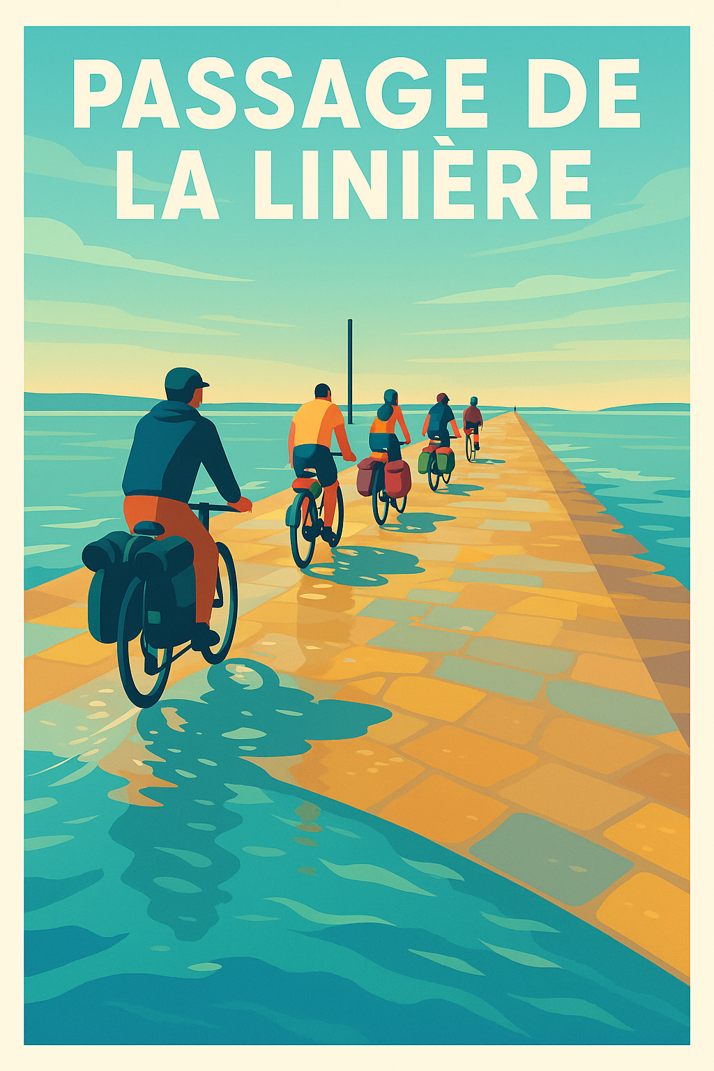 Affiche de Passage de la Linière - L'aventure à vélo entre terre et mer
