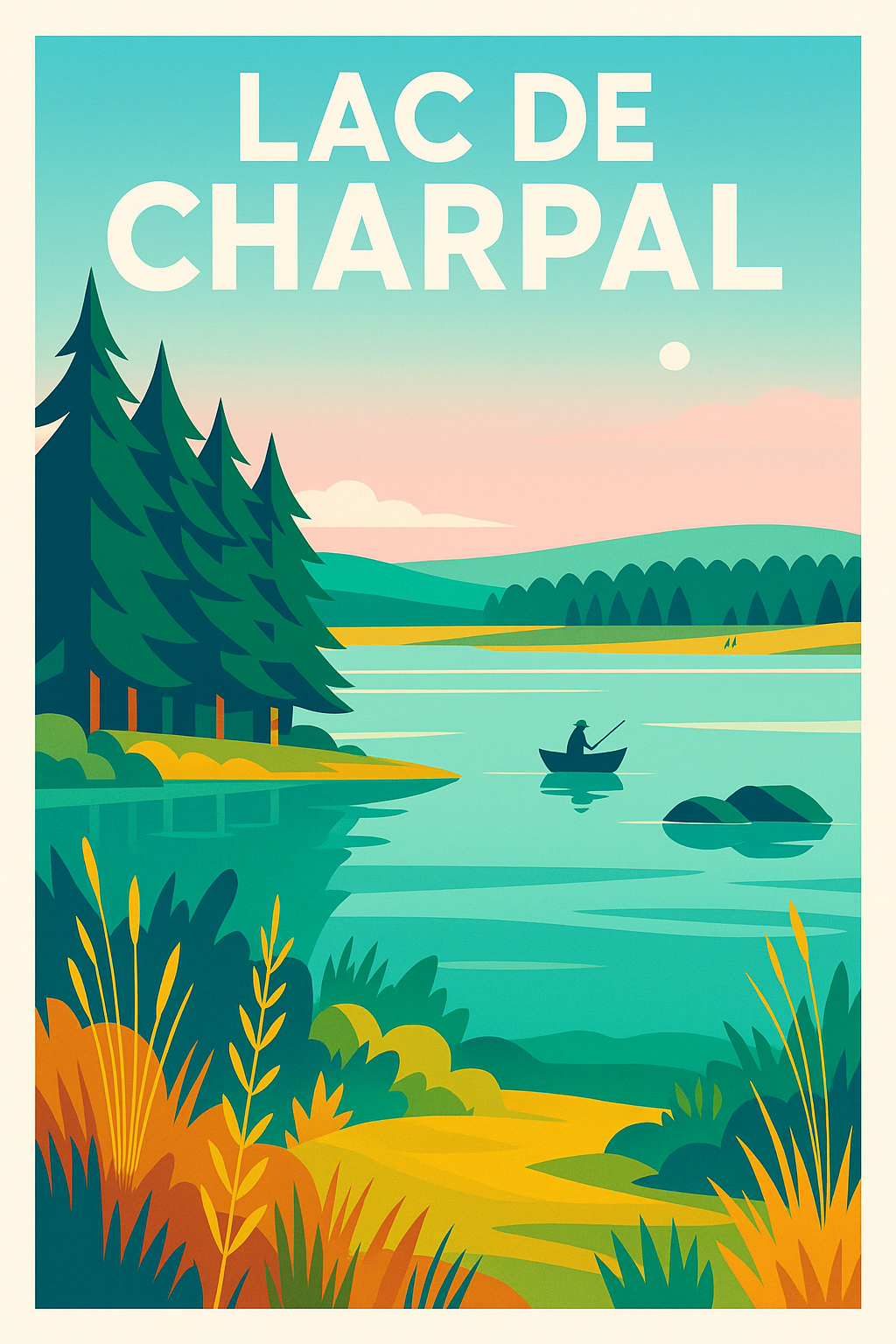 Affiche de Lac de Charpal - Évasion sauvage au cœur de la Lozère