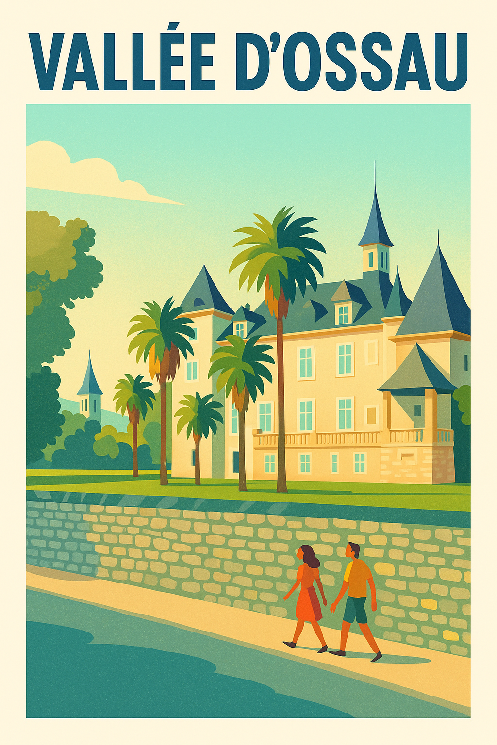 Affiche de Vallée d'Ossau - L'élégance pyrénéenne au cœur de la nature