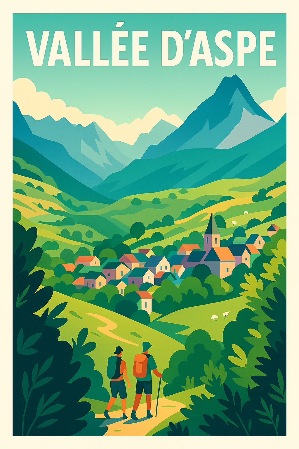 Affiche de Vallée d'Aspe - L'évasion sauvage au cœur des Pyrénées