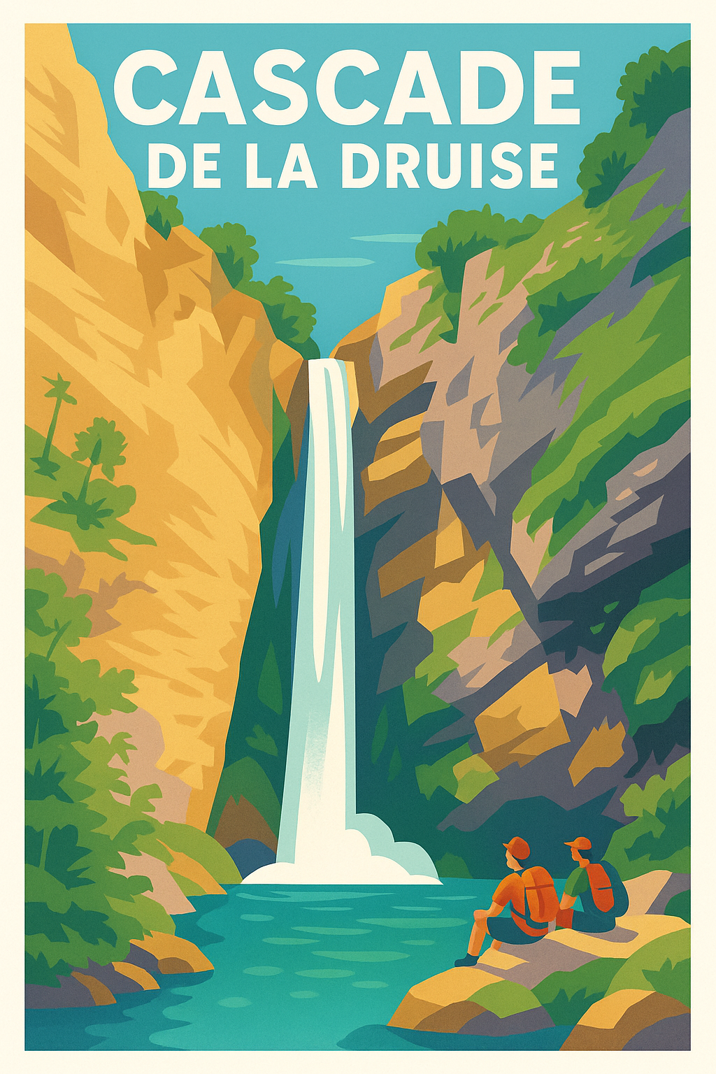 Affiche de Cascade de la Druise - L'éclat sauvage du Vercors