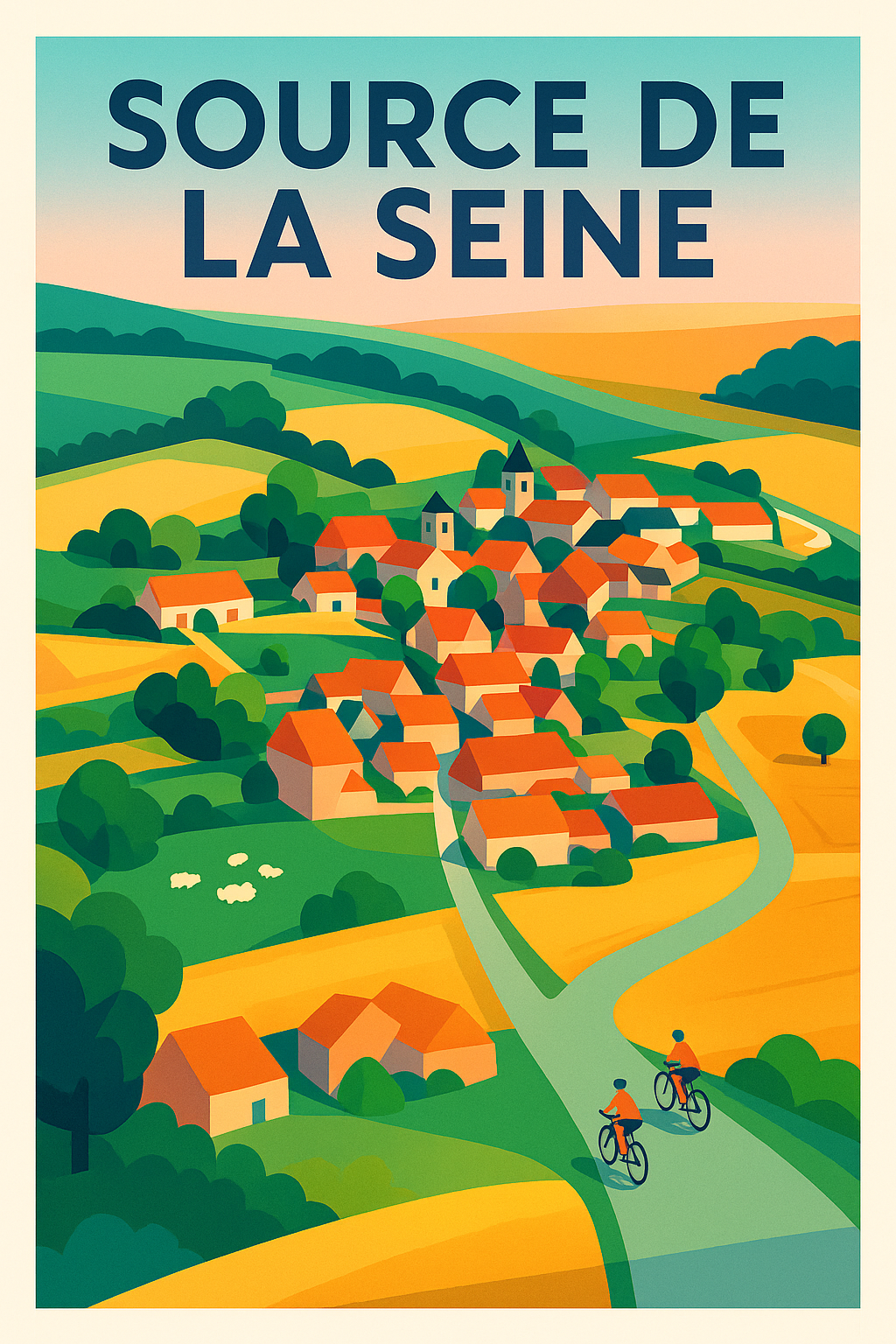 Affiche de Source-Seine - L'élégance bucolique au cœur de la Bourgogne