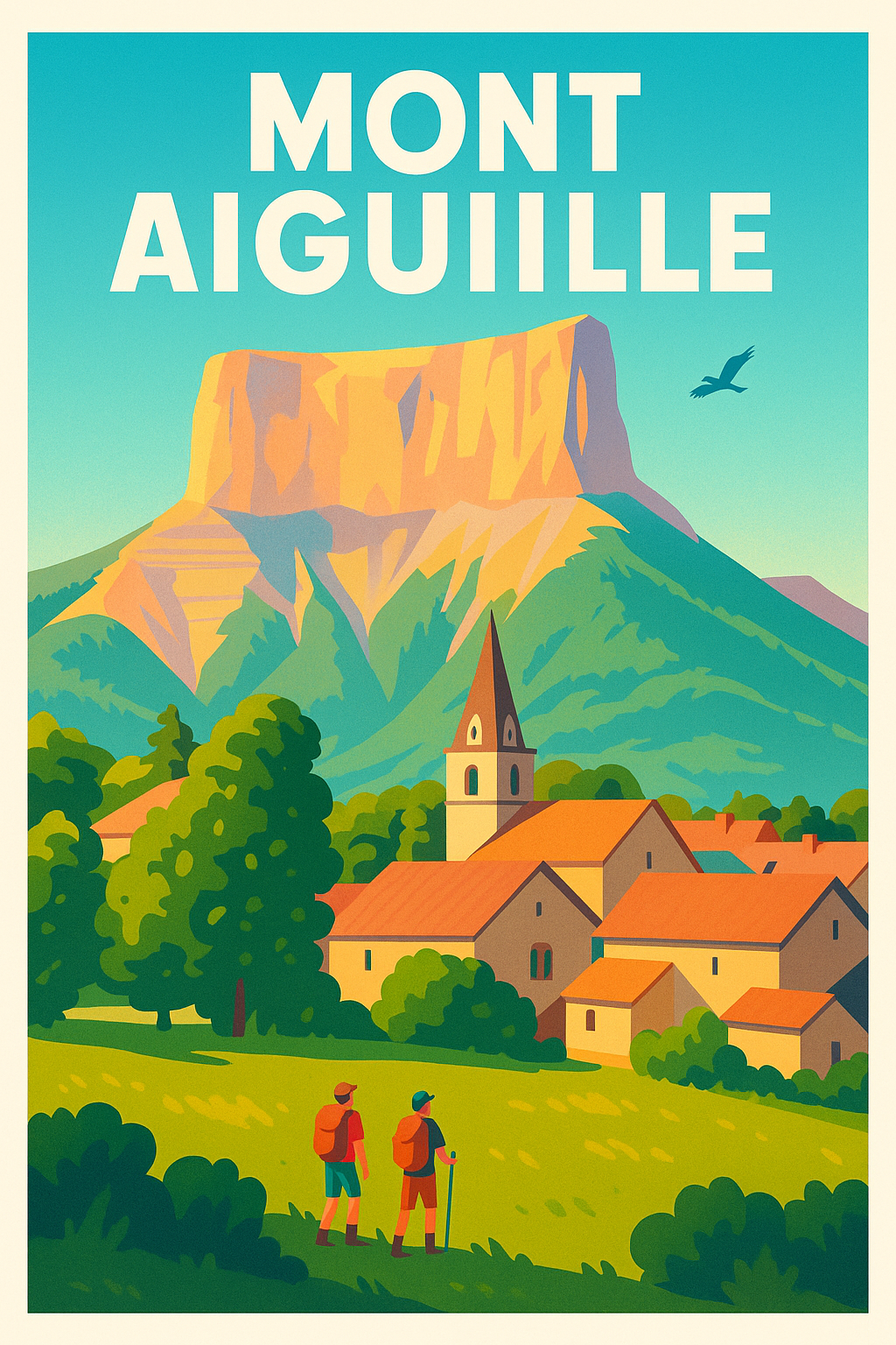 Affiche de Mont Aiguille - L'élégance sauvage du Vercors