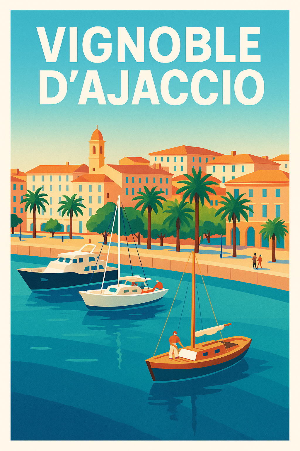 Affiche de Vignoble d'Ajaccio - L'élégance solaire de la cité impériale