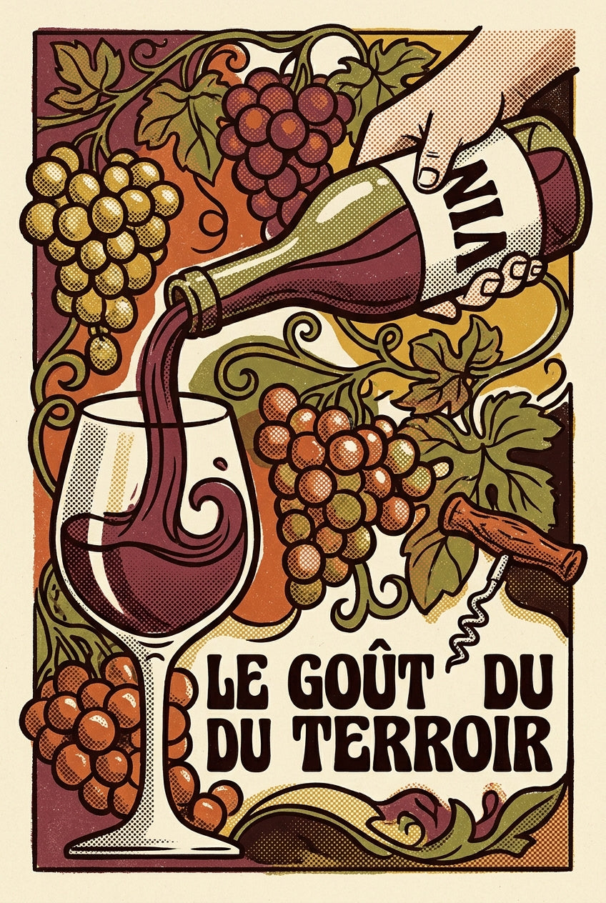 Affiche Le Goût du Terroir, poster vintage | Afich