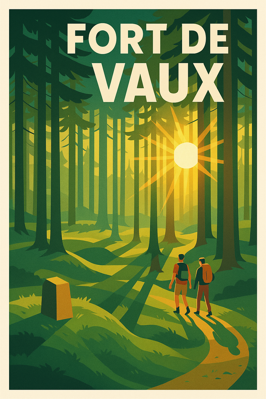 Affiche de Fort de Vaux - L'éclat de l'histoire au cœur de la forêt