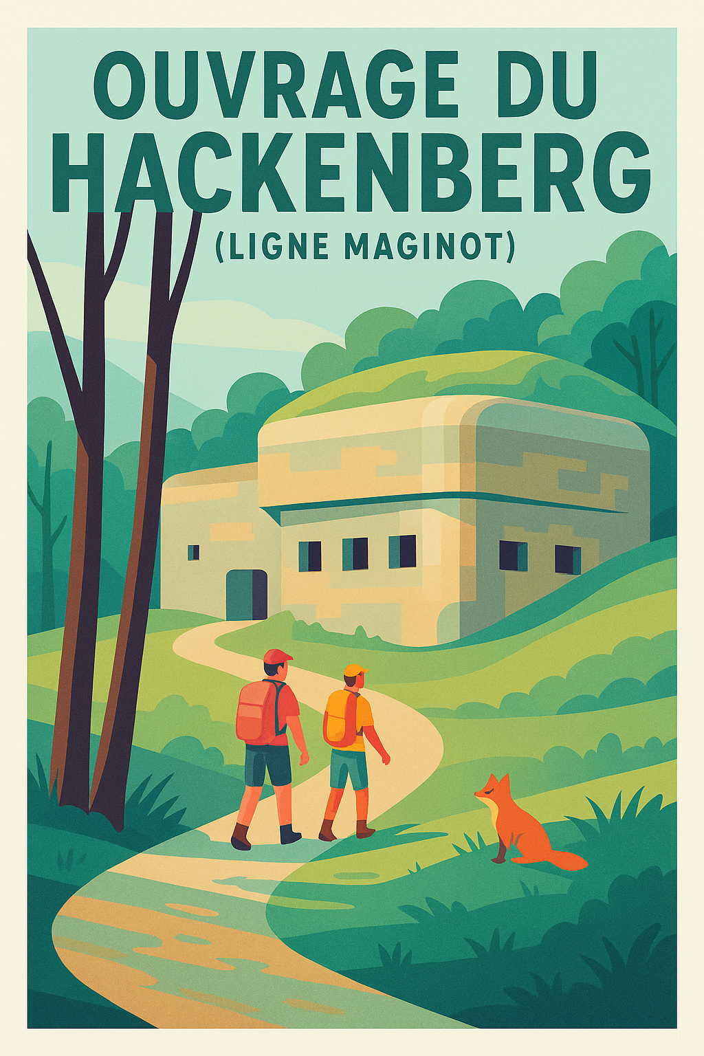 Affiche de Ouvrage du Hackenberg - Plongez au cœur de l'histoire de la Ligne Maginot