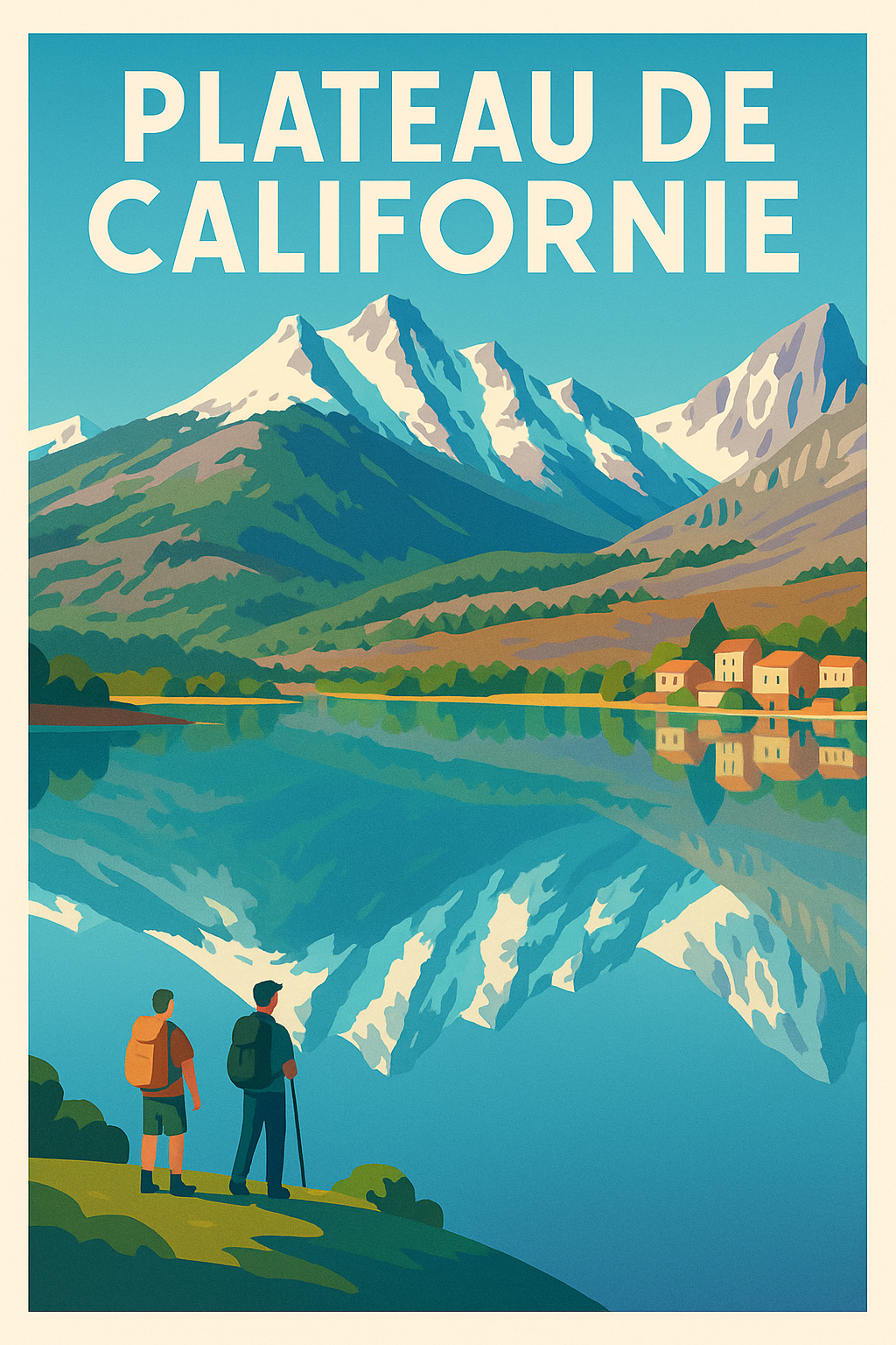 Affiche de Plateau de Californie - L'évasion sauvage au cœur des sommets