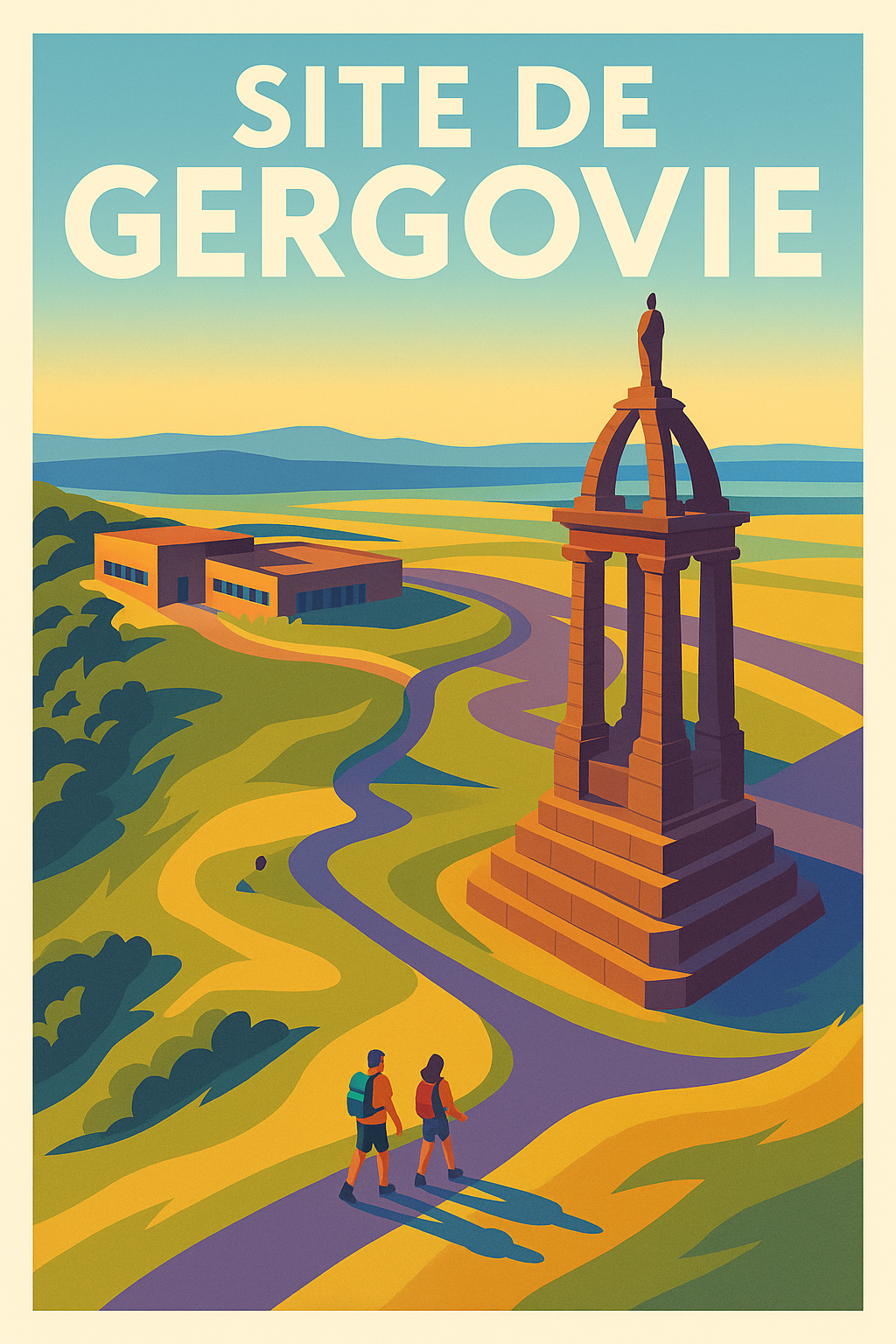 Affiche de Site de Gergovie - Marchez sur les traces de l'Histoire gauloise