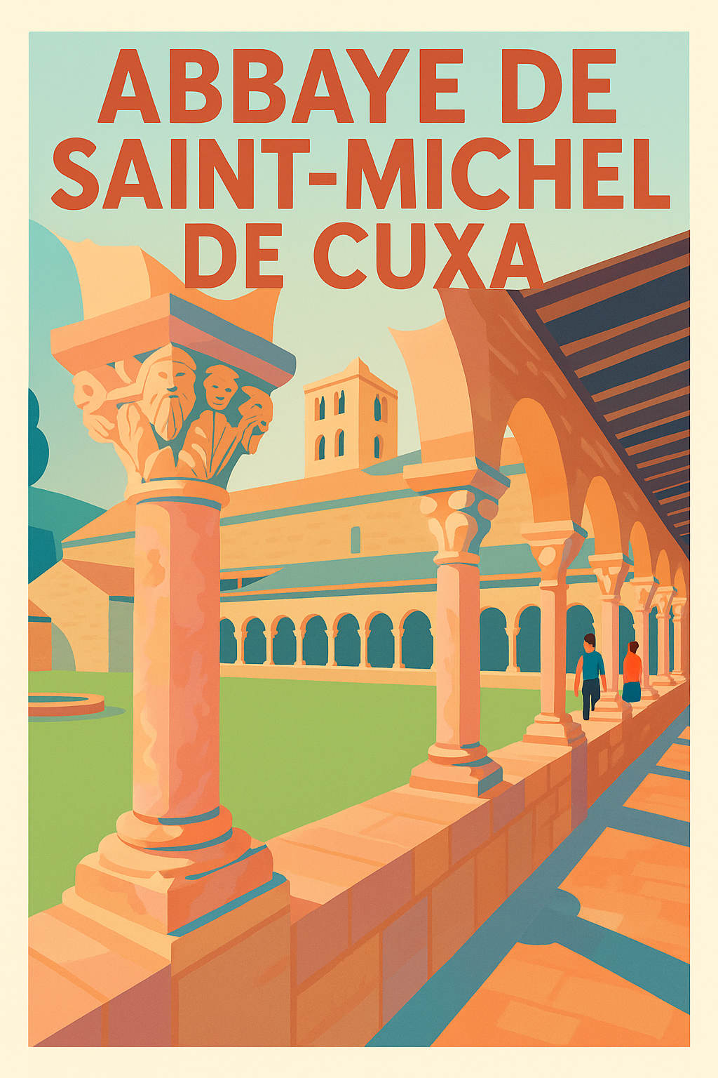 Affiche de Abbaye de Saint-Michel de Cuxa - L'éclat du joyau roman des Pyrénées