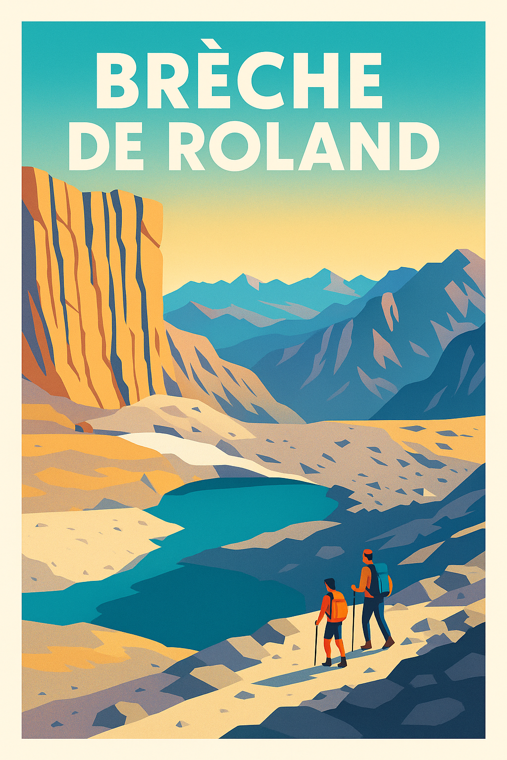 Affiche de Brèche de Roland - L'épopée majestueuse des Pyrénées