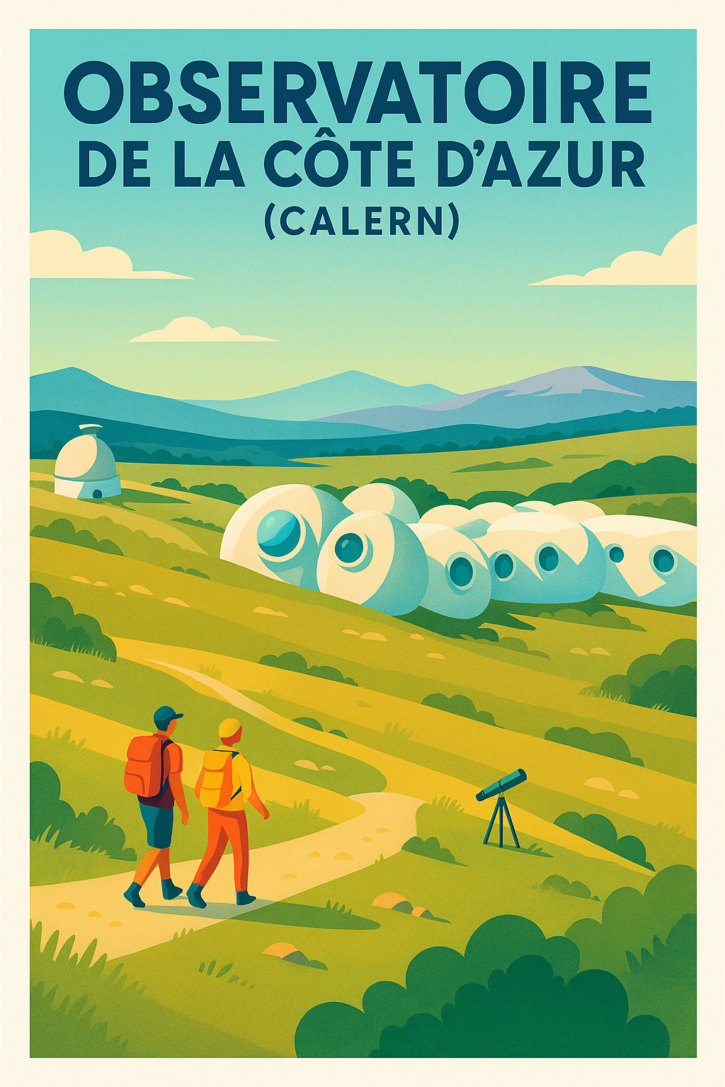Affiche de Observatoire de Calern - Voyagez vers les étoiles sur la Côte d'Azur