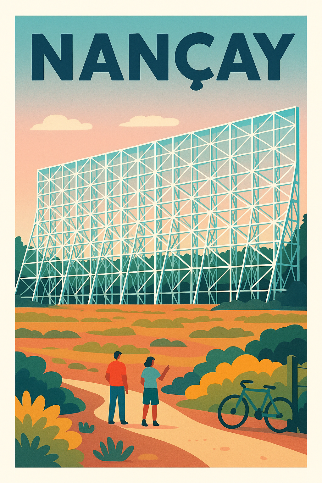 Affiche de Nançay - Voyage aux confins de l'Univers