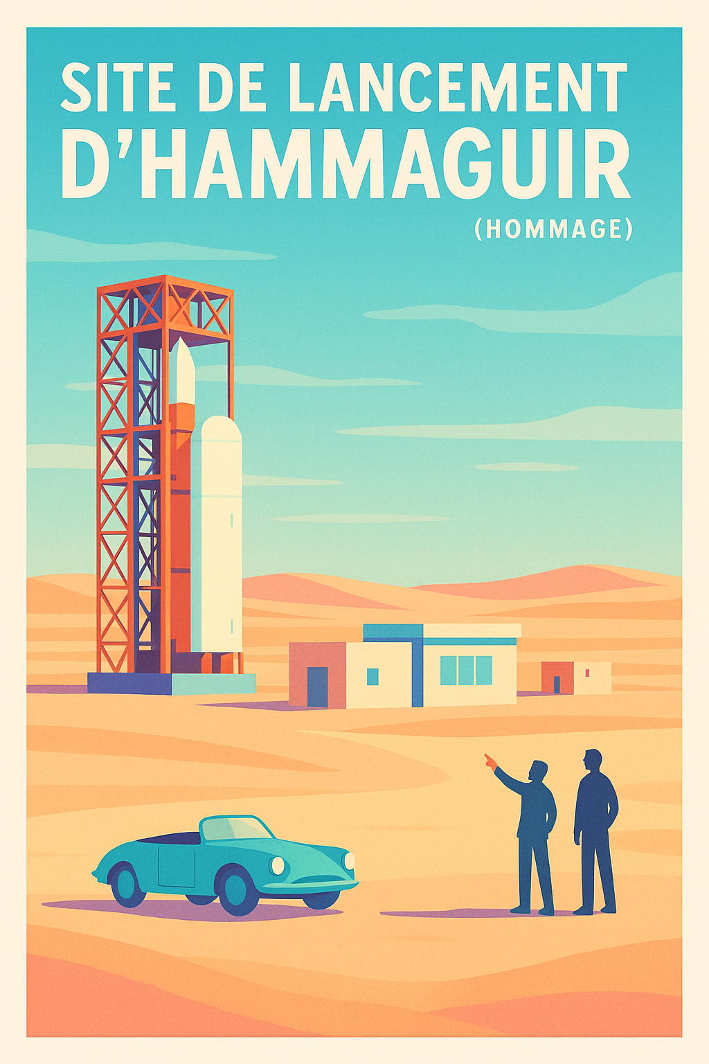 Affiche de Hammaguir - L'épopée spatiale au cœur du désert