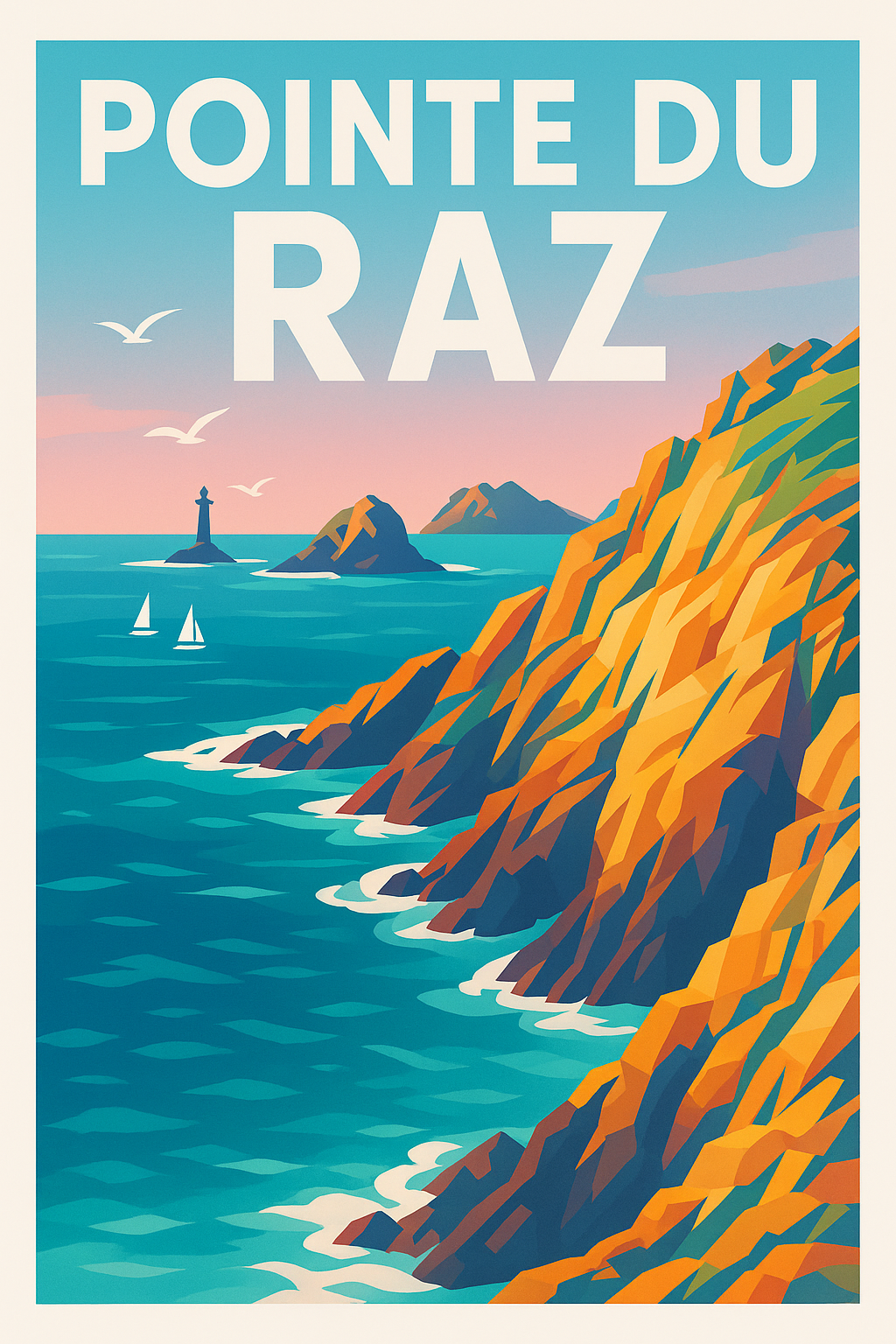 Affiche de Pointe du Raz - L'éclat sauvage du bout du monde
