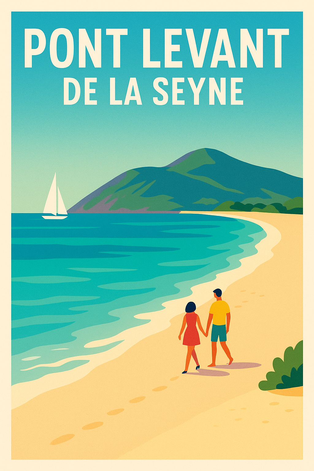Affiche de La Seyne-sur-Mer - Évasion solaire au Pont Levant