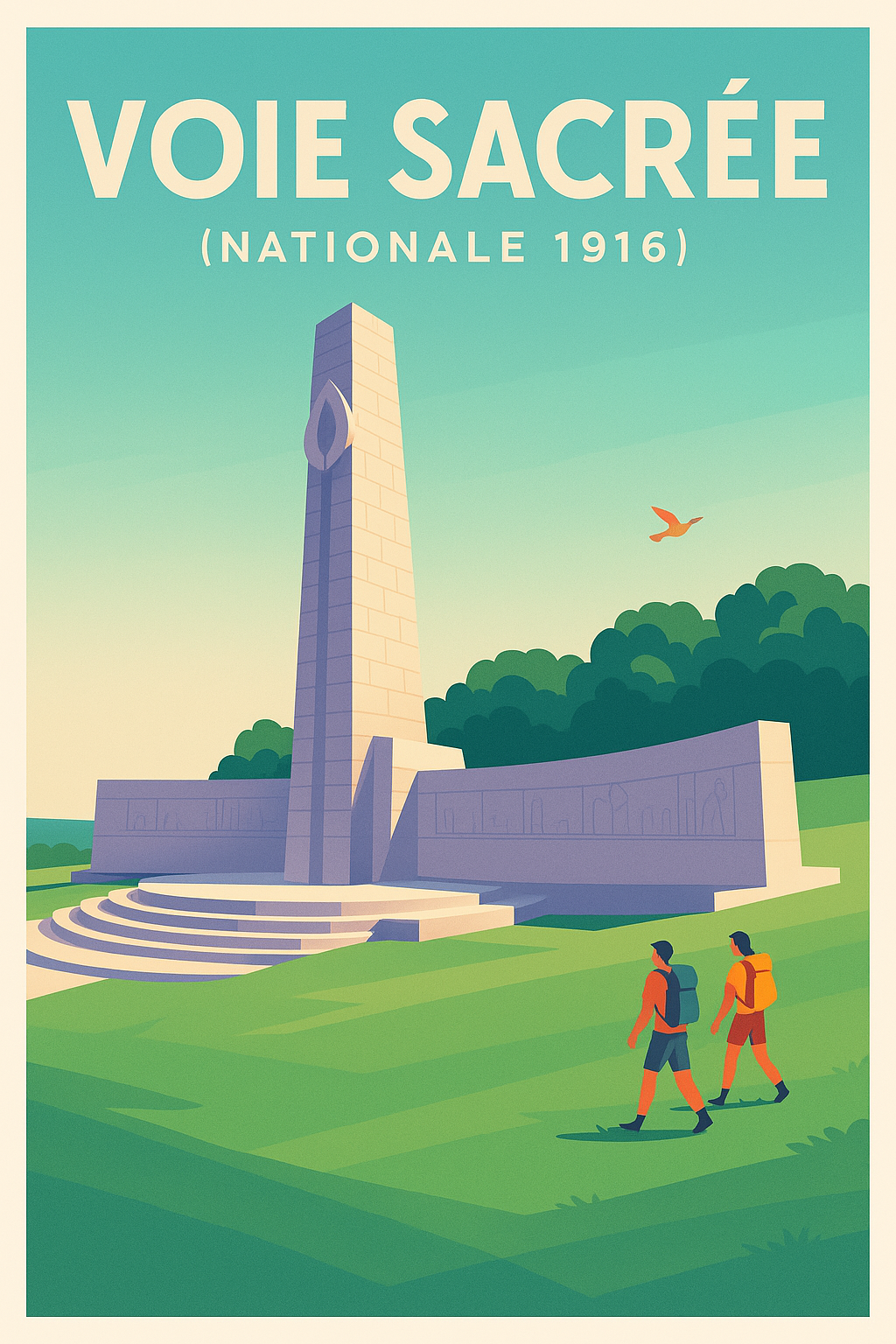 Affiche de Voie Sacrée - Un voyage au cœur de l'histoire et de la mémoire