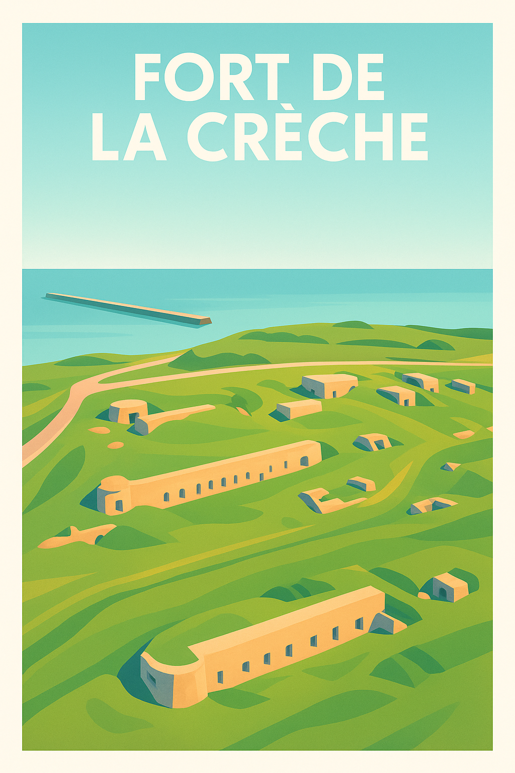 Affiche de Fort de la Crèche - L'histoire entre terre et mer