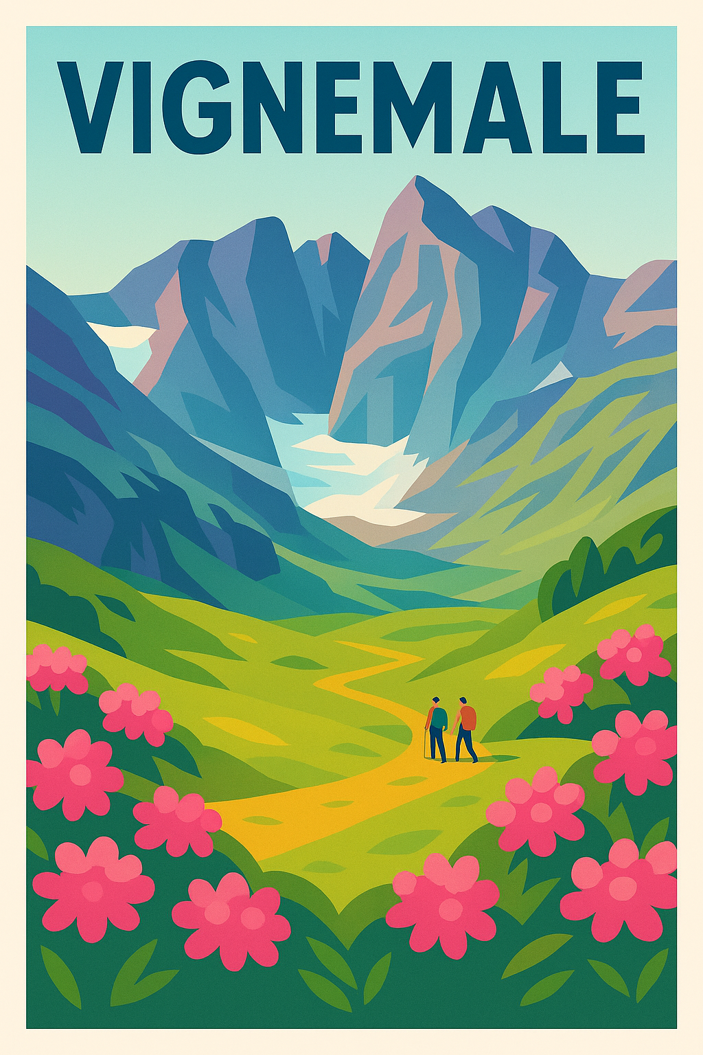Affiche de Vignemale - Le sommet majestueux des Pyrénées