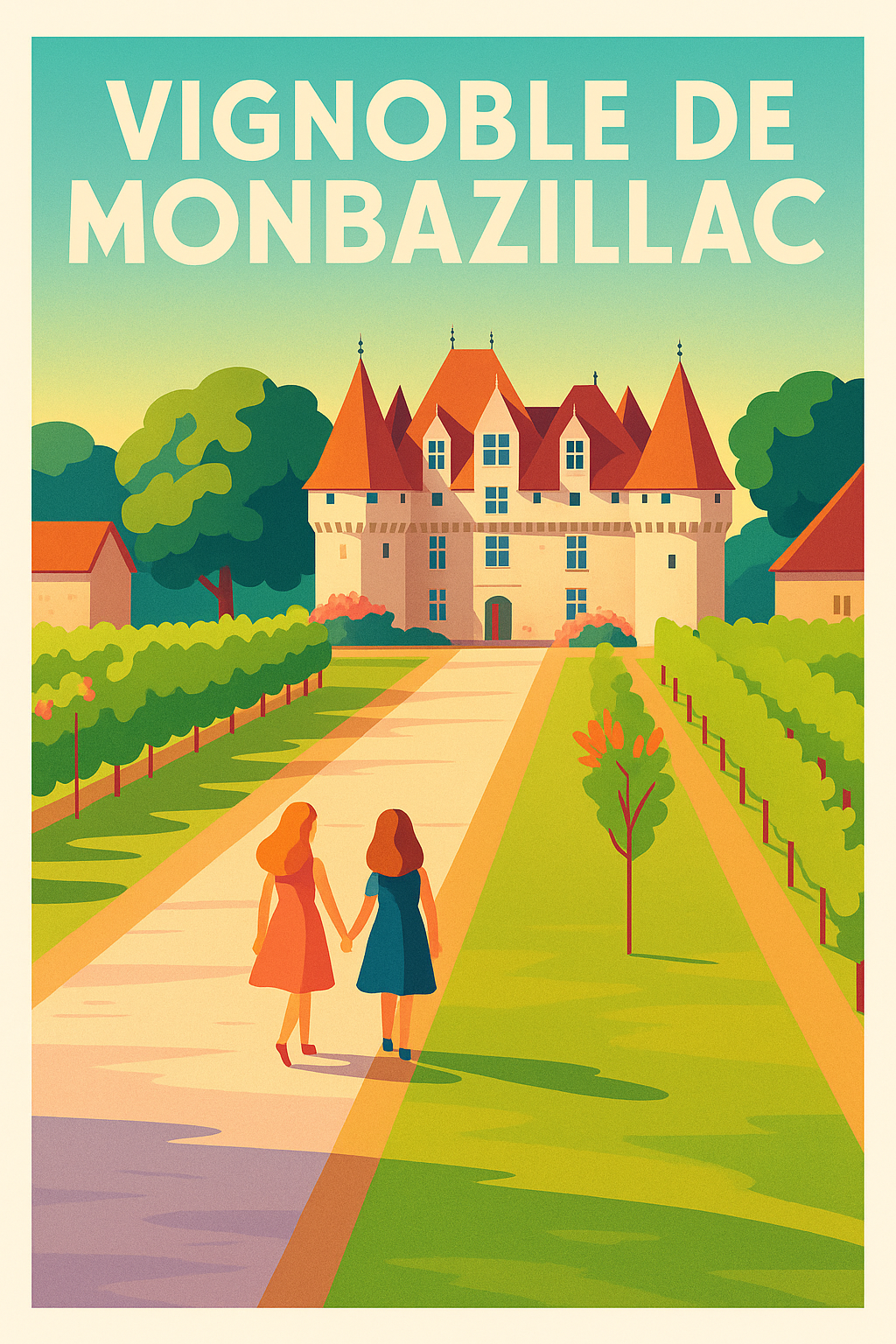 Affiche de Vignoble de Monbazillac - L'élégance du Périgord en poster